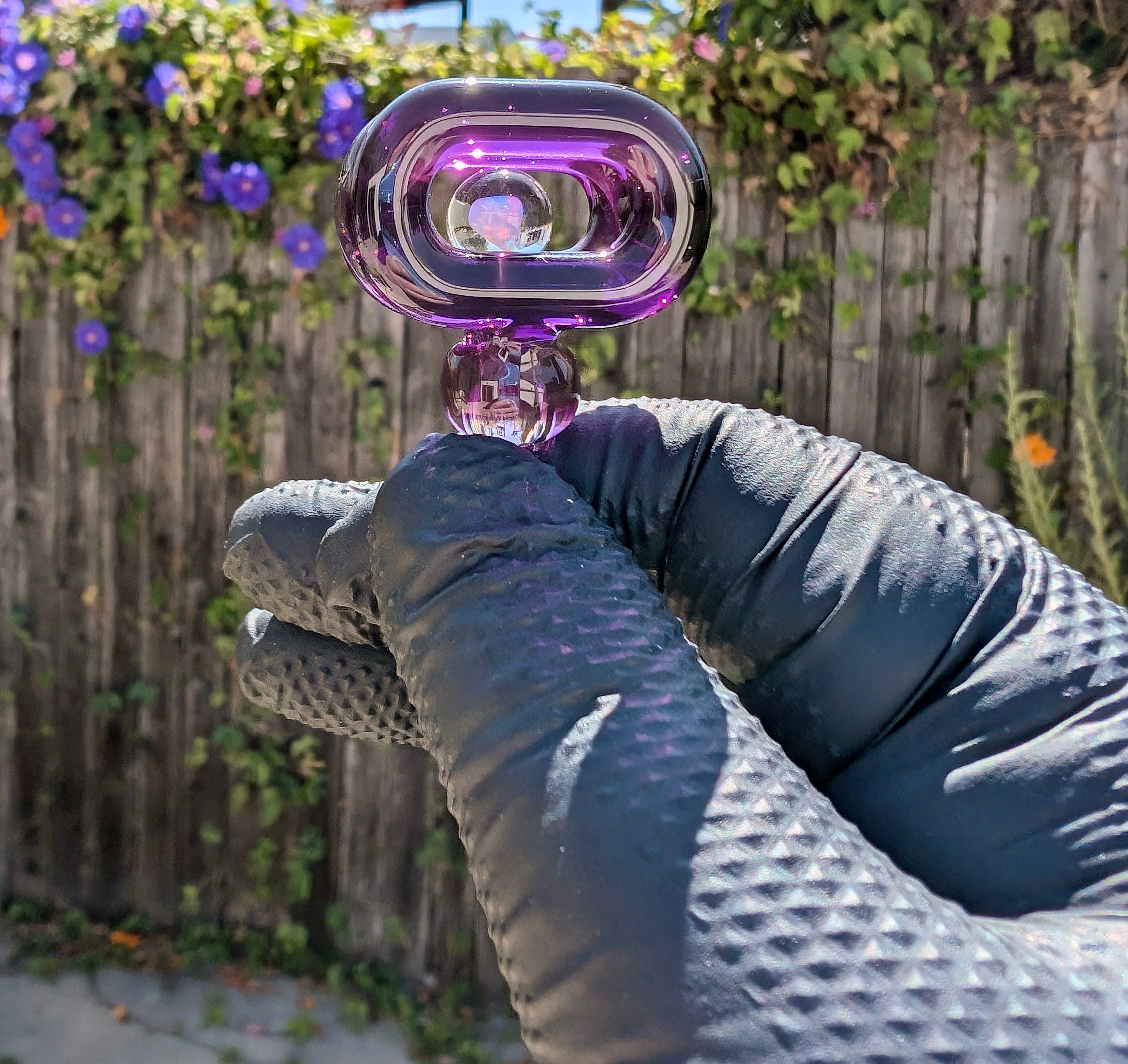 JNG Studios Gold Amethyst Puffco Peak Pro Joystick