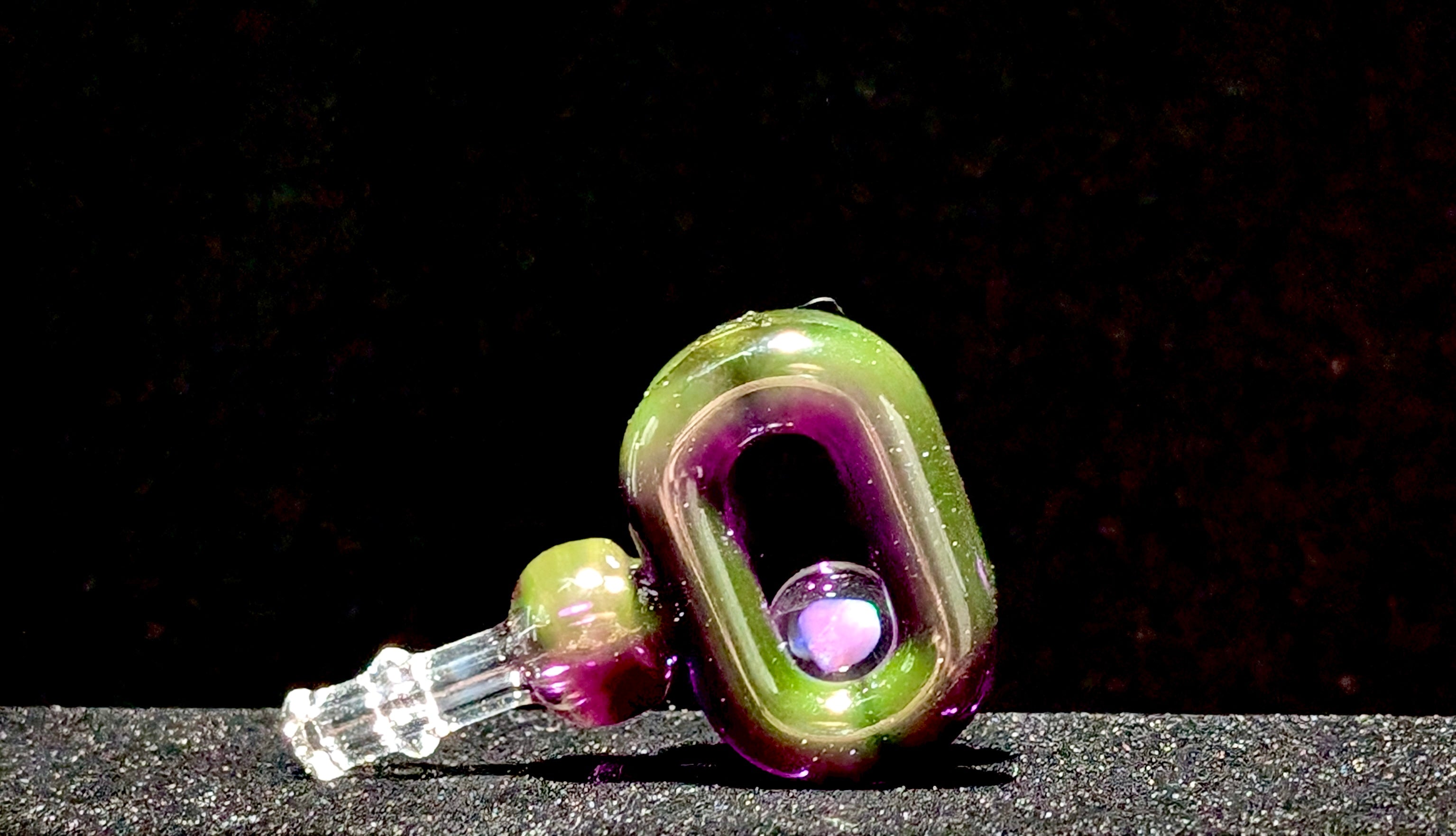 JNG Studios Gold Amethyst Puffco Peak Pro Joystick