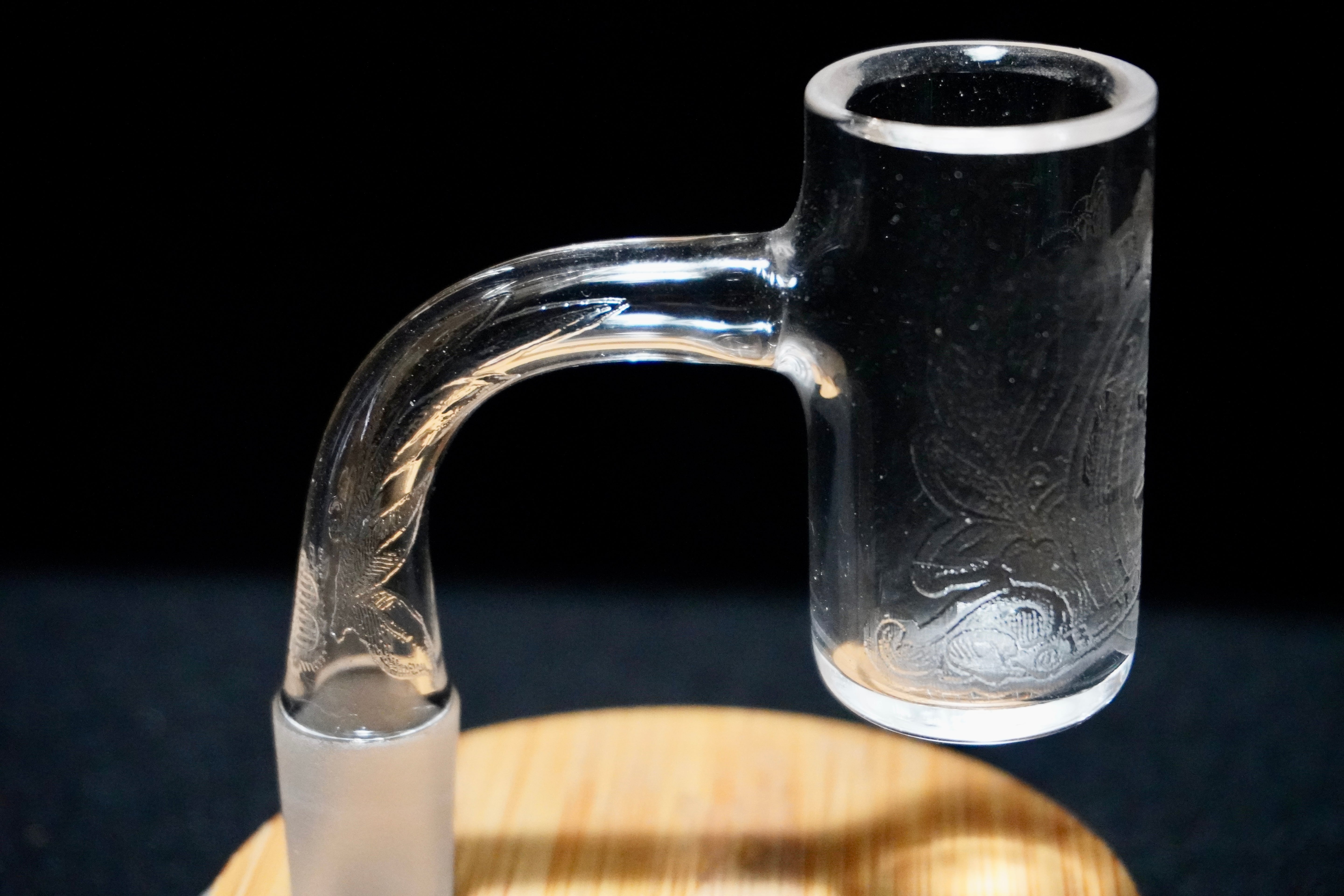 Long Island Quartz Official B-Money Etched Banger – Artist Series – 14mm 90* 25mm