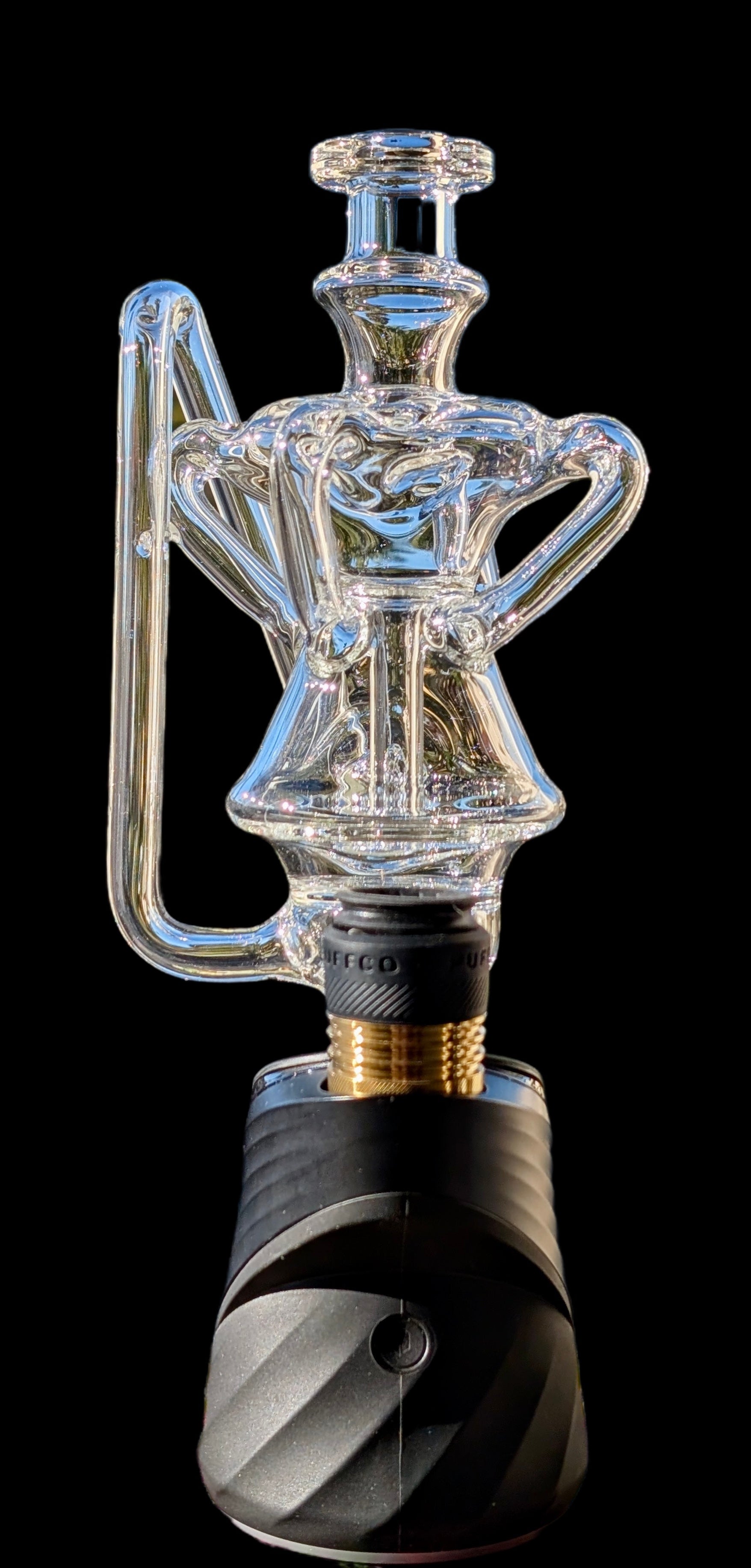 PSG Glass AKA Kosher Glass Clear XL QuadCycler Puffco Peak Top