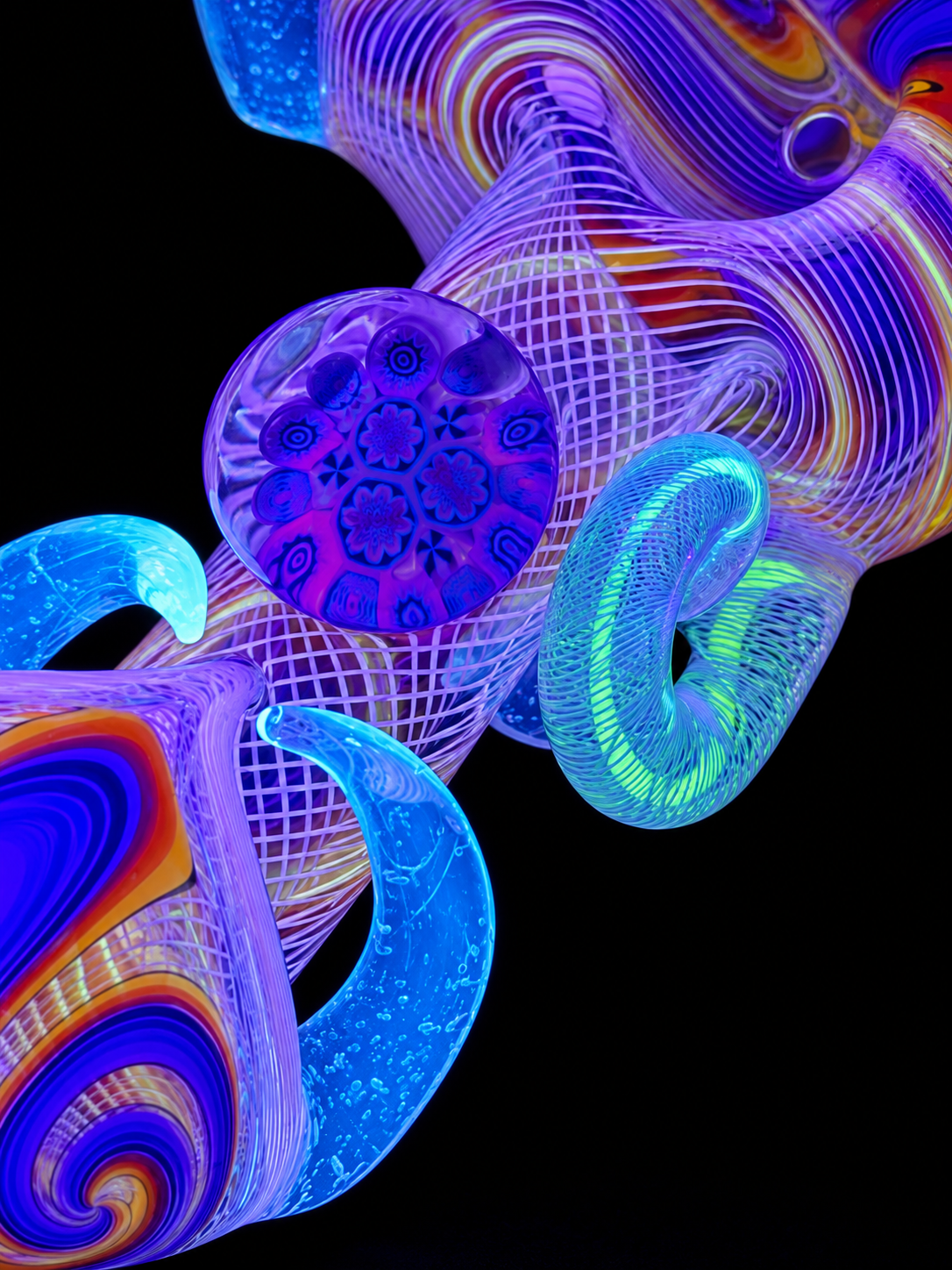 Future Glass Art (Ben Birney) Heady AF UV Spoon