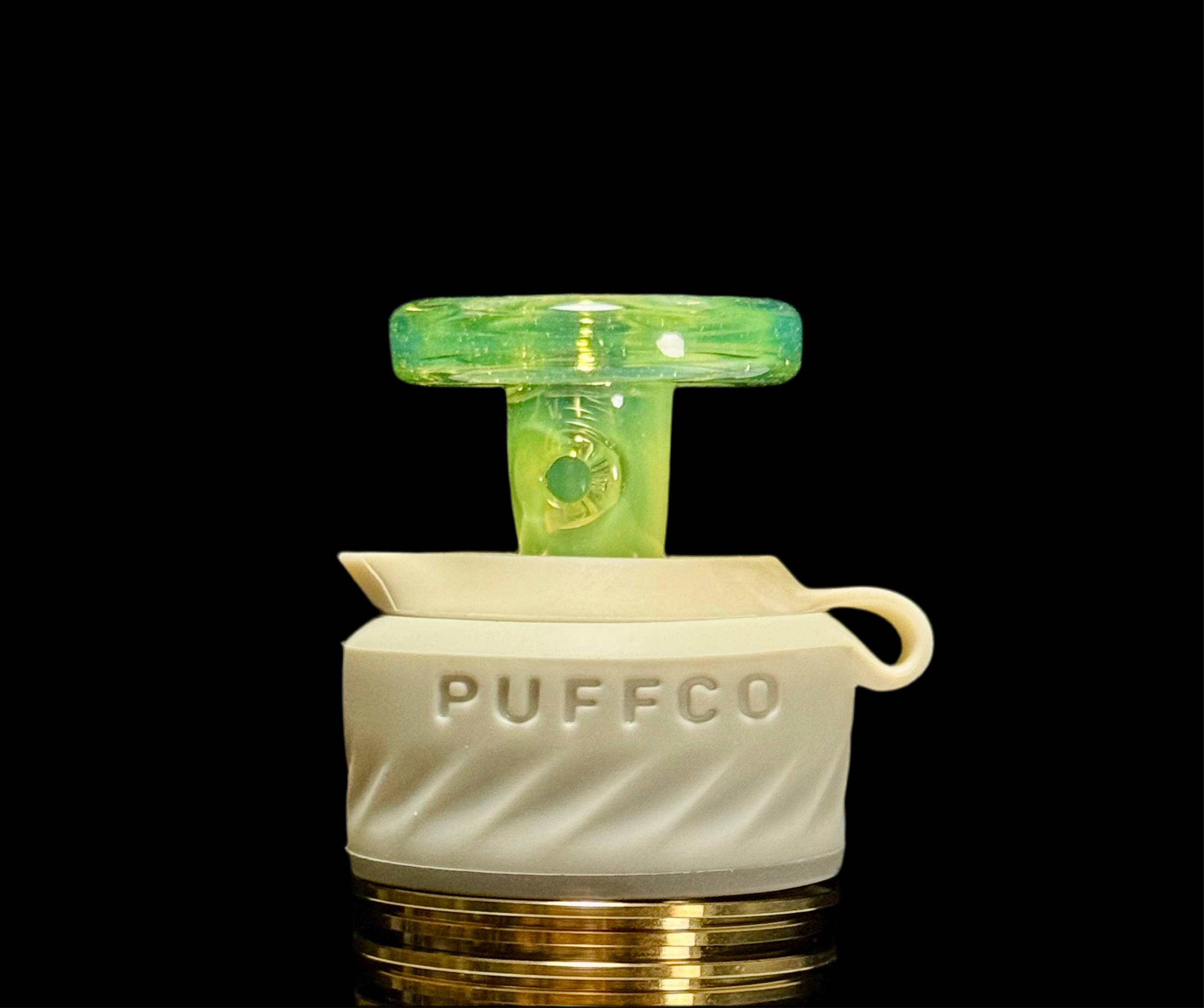 AJ Surf City Tubes Green Opal Puffco Peak 3DXL Joystick Cap