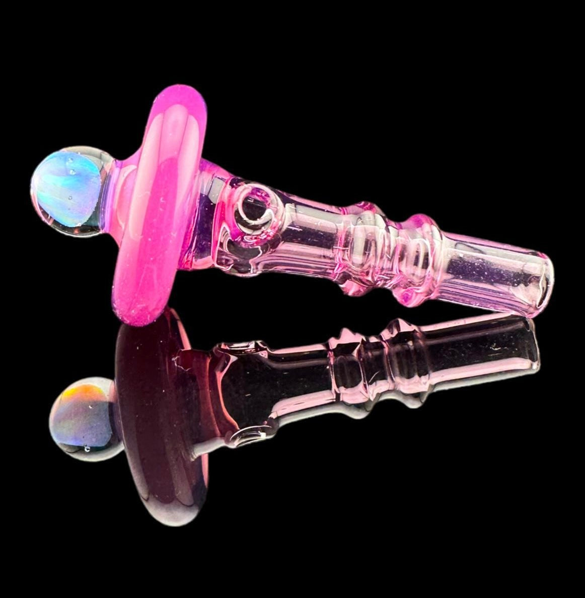 2Much Glass UFO Encased Opal Royal Jelly Puffco Peak Pro 3DXL Joystick Cap