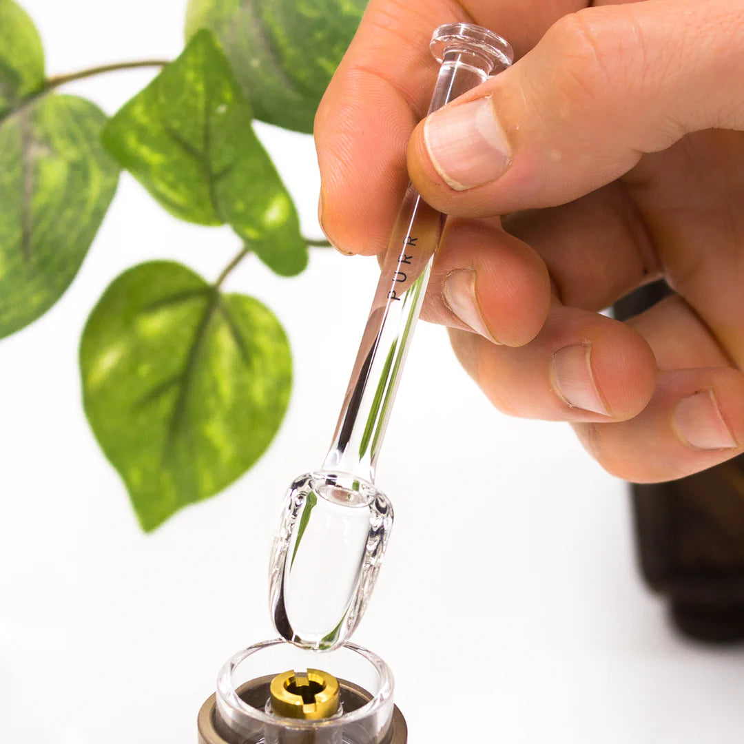 PURR GLASS LARGE FLOWER SCOOPER SPOON DABBER