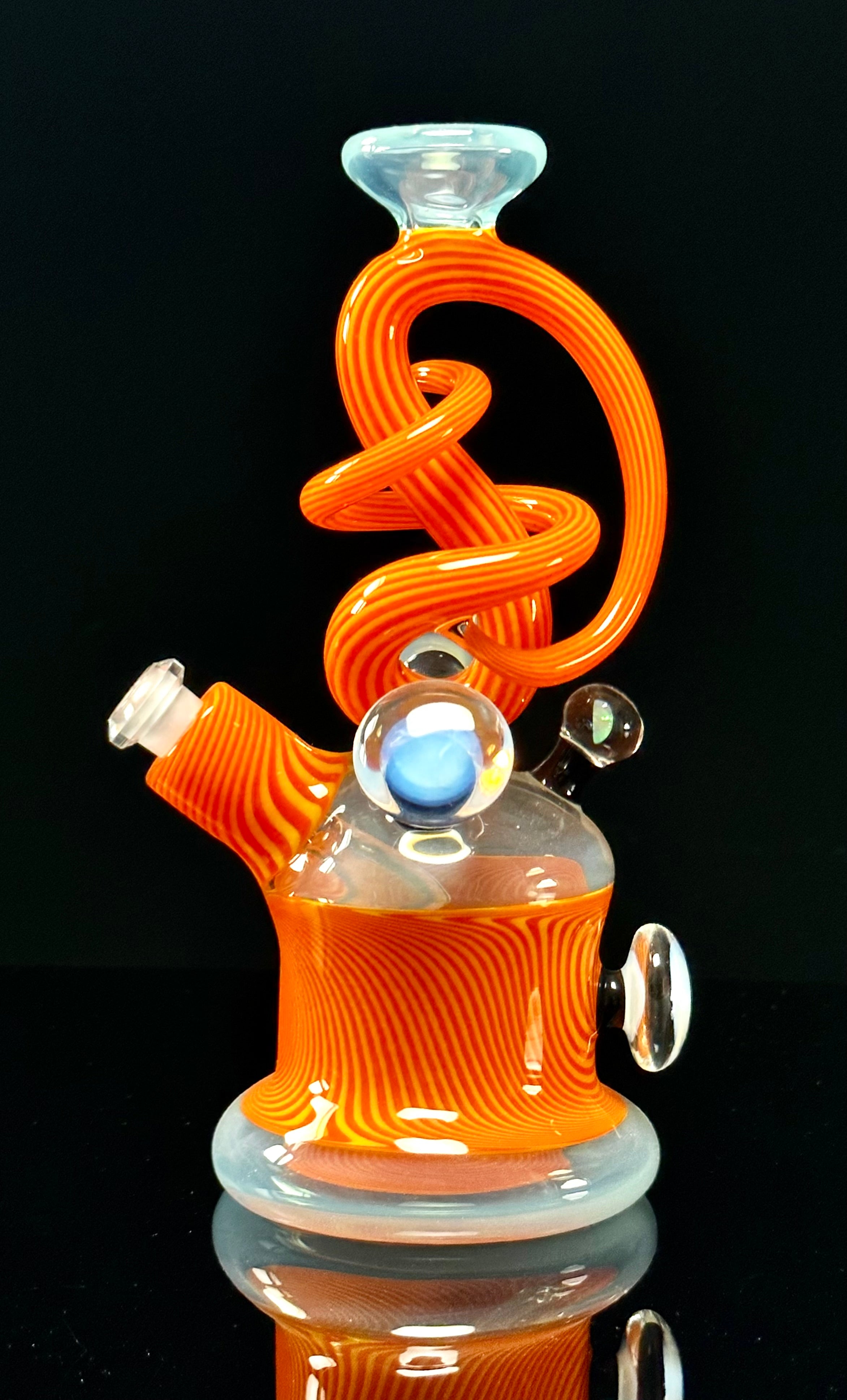 Cambria Glass Heavy Linework Swirl 10mm Rig