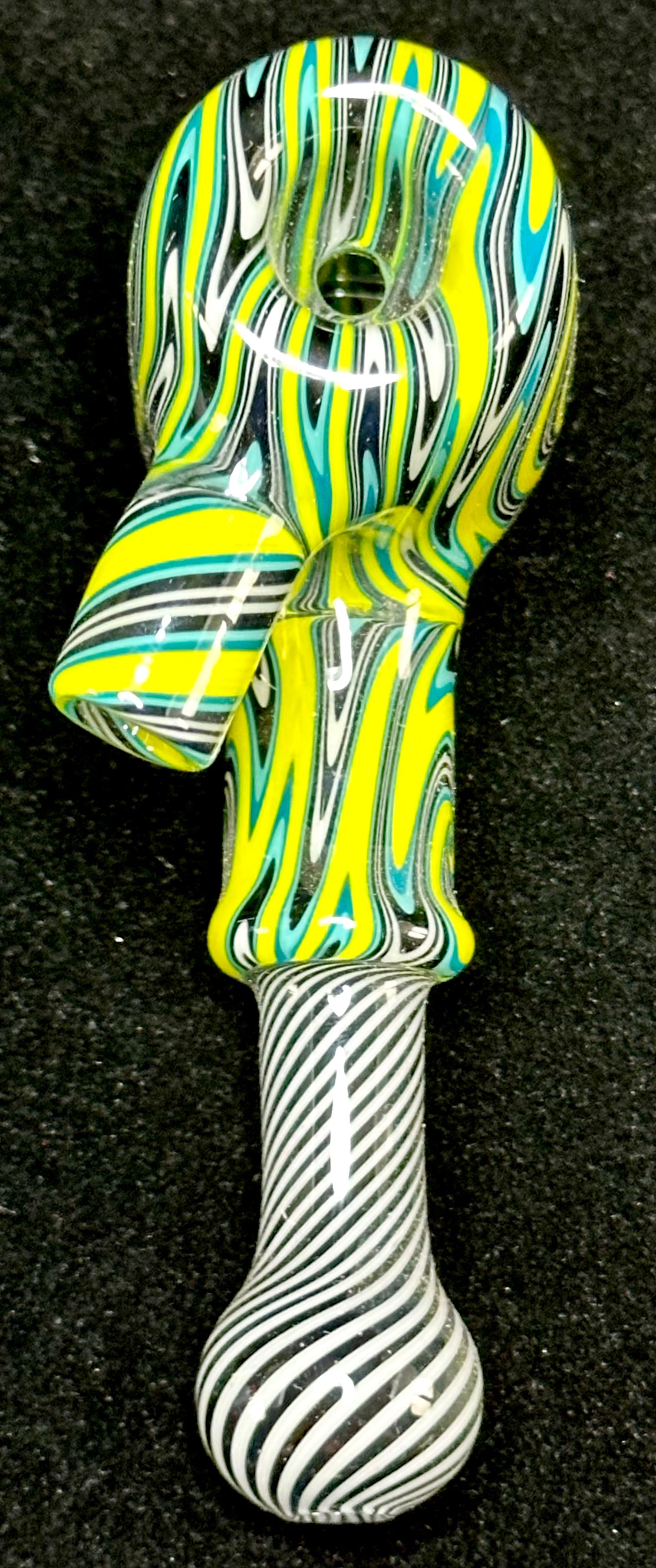 PA Jay Fully Worked Yellow Wig Wag Dry Hammer Spoon