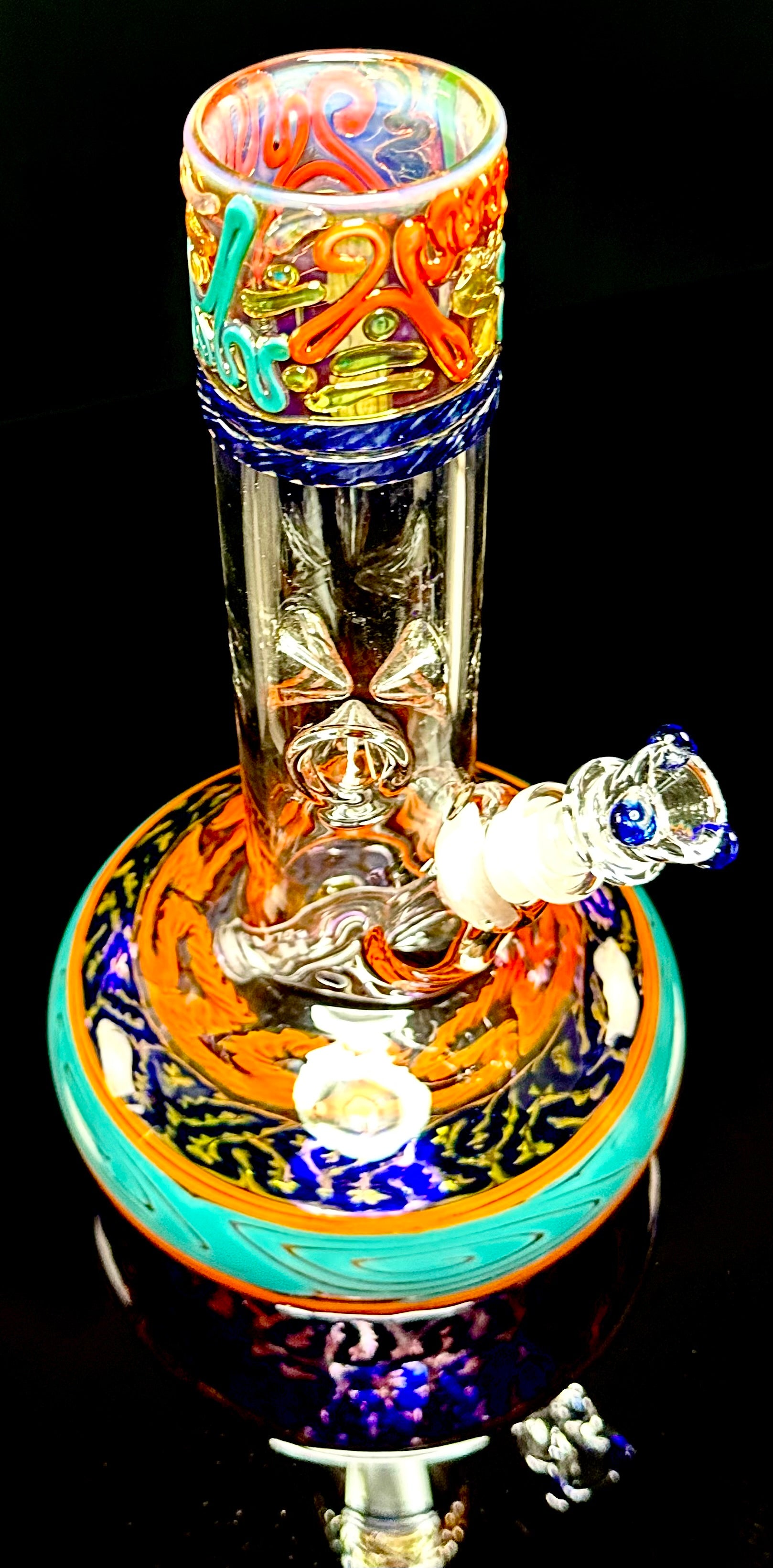 HVY Glass 50mm Fumed & WRKD Bubble Bottom Tube