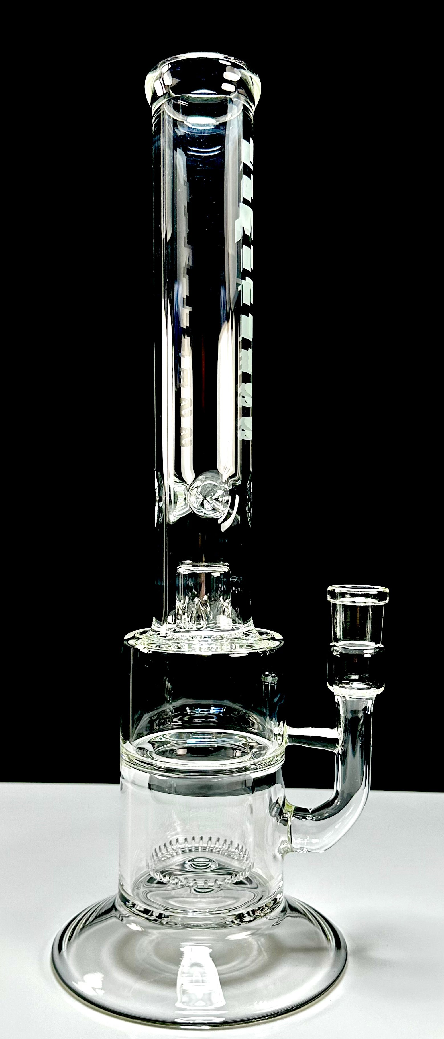 LIMITLESS GLASS SINGLE SHOWERHEAD FLOWER TUBE