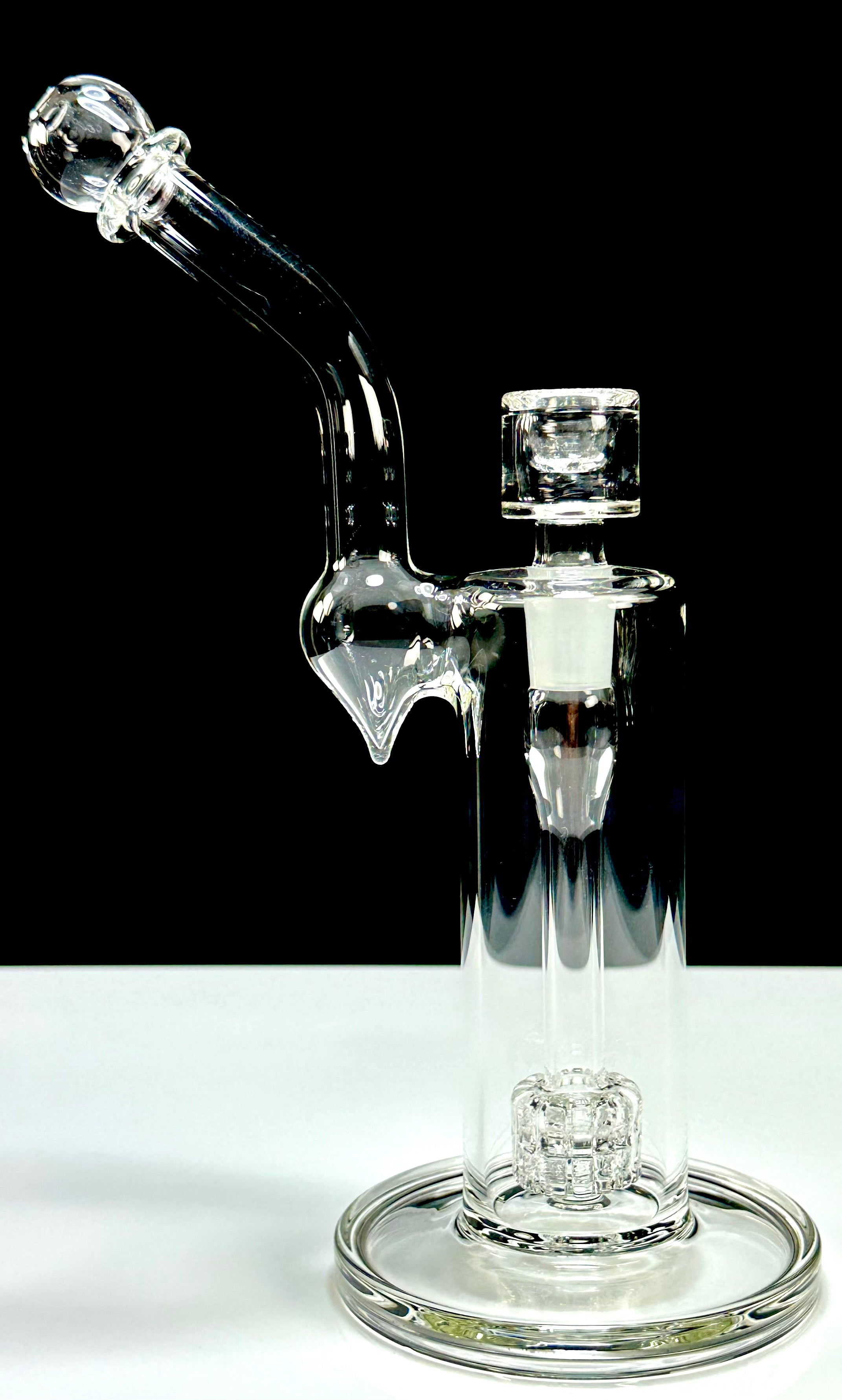 Purr Glass 14mm Matrix Bubbler w/ Upgraded Slide