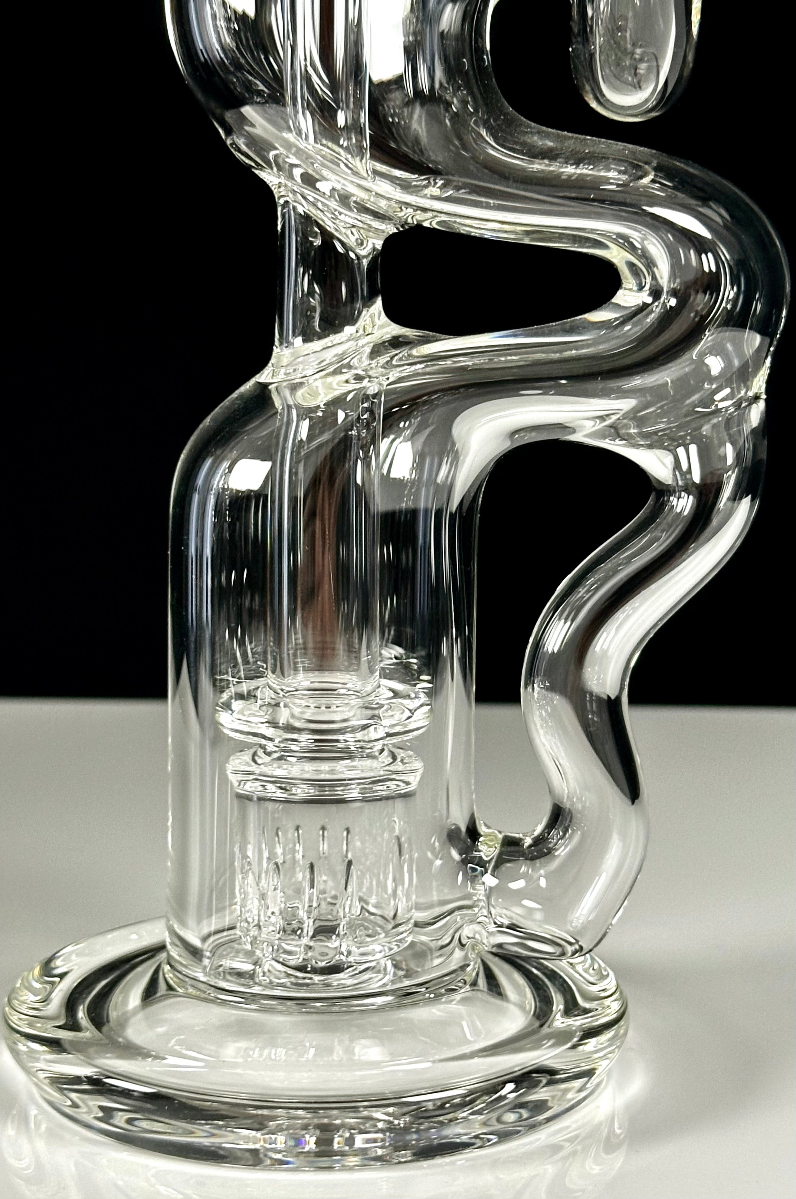 Rye Deyer Clear Bendy Bubbler & 14/18 Drop down attachment