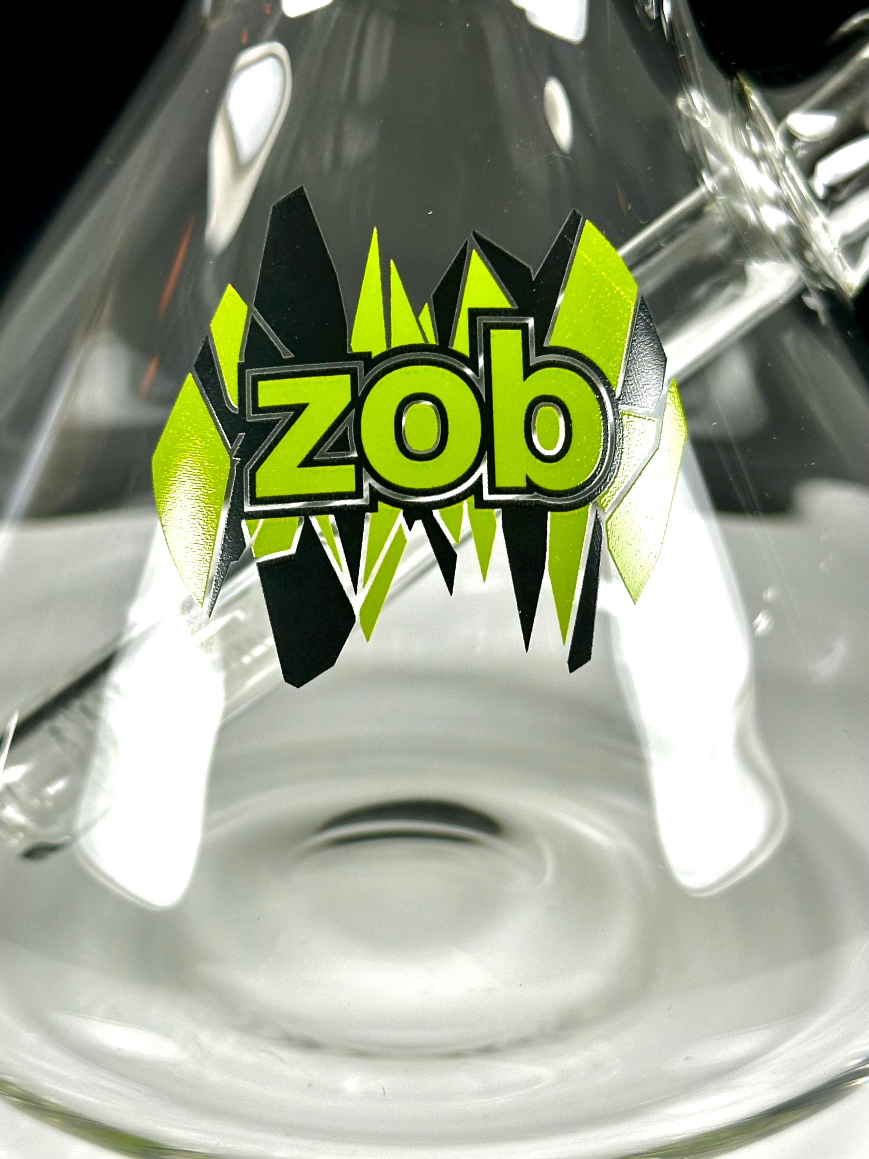 Zob 18 inch OG Beaker Neon Green & Black Label