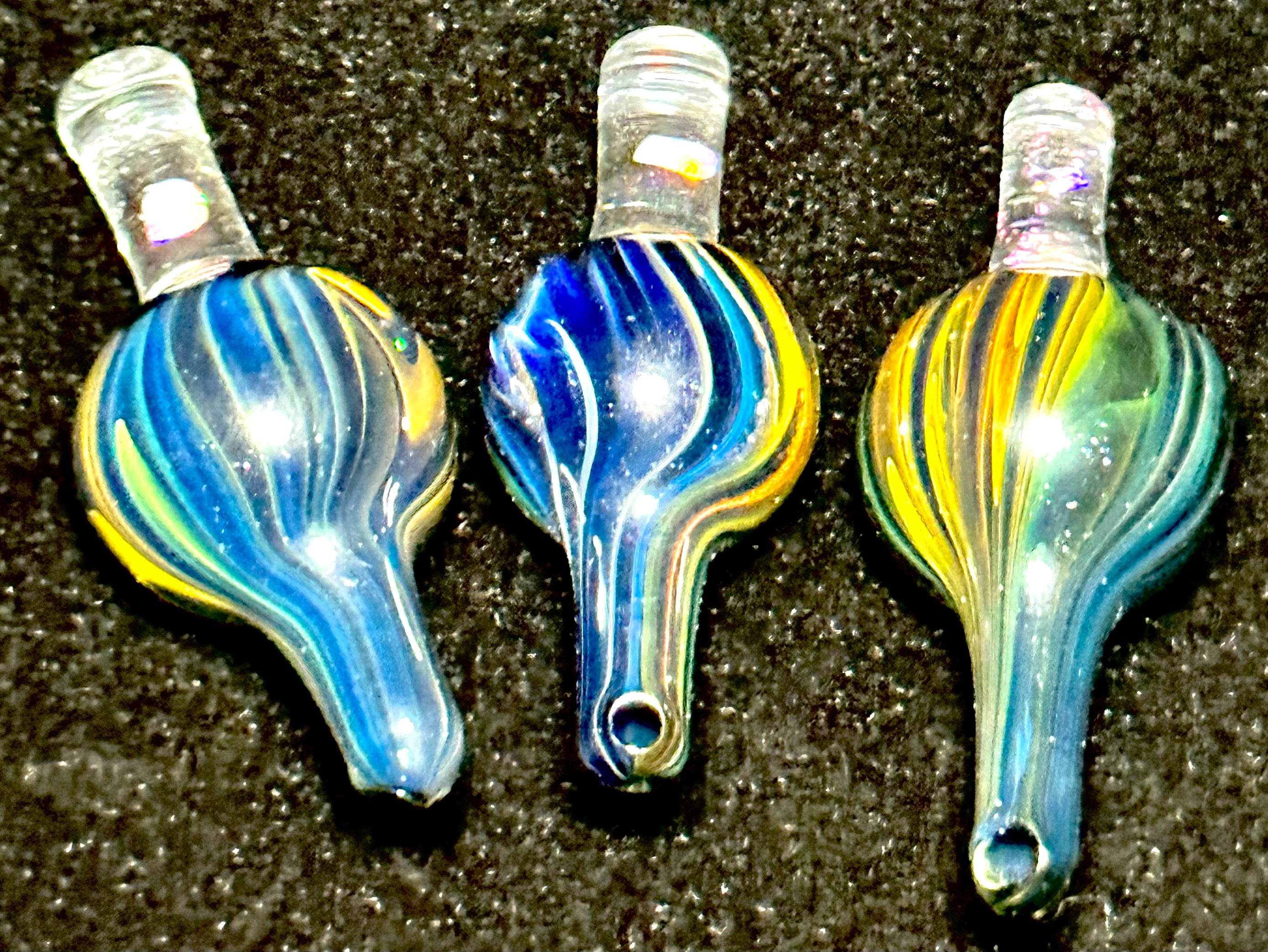 Jakers Glass Fully Fumed Bubble Caps