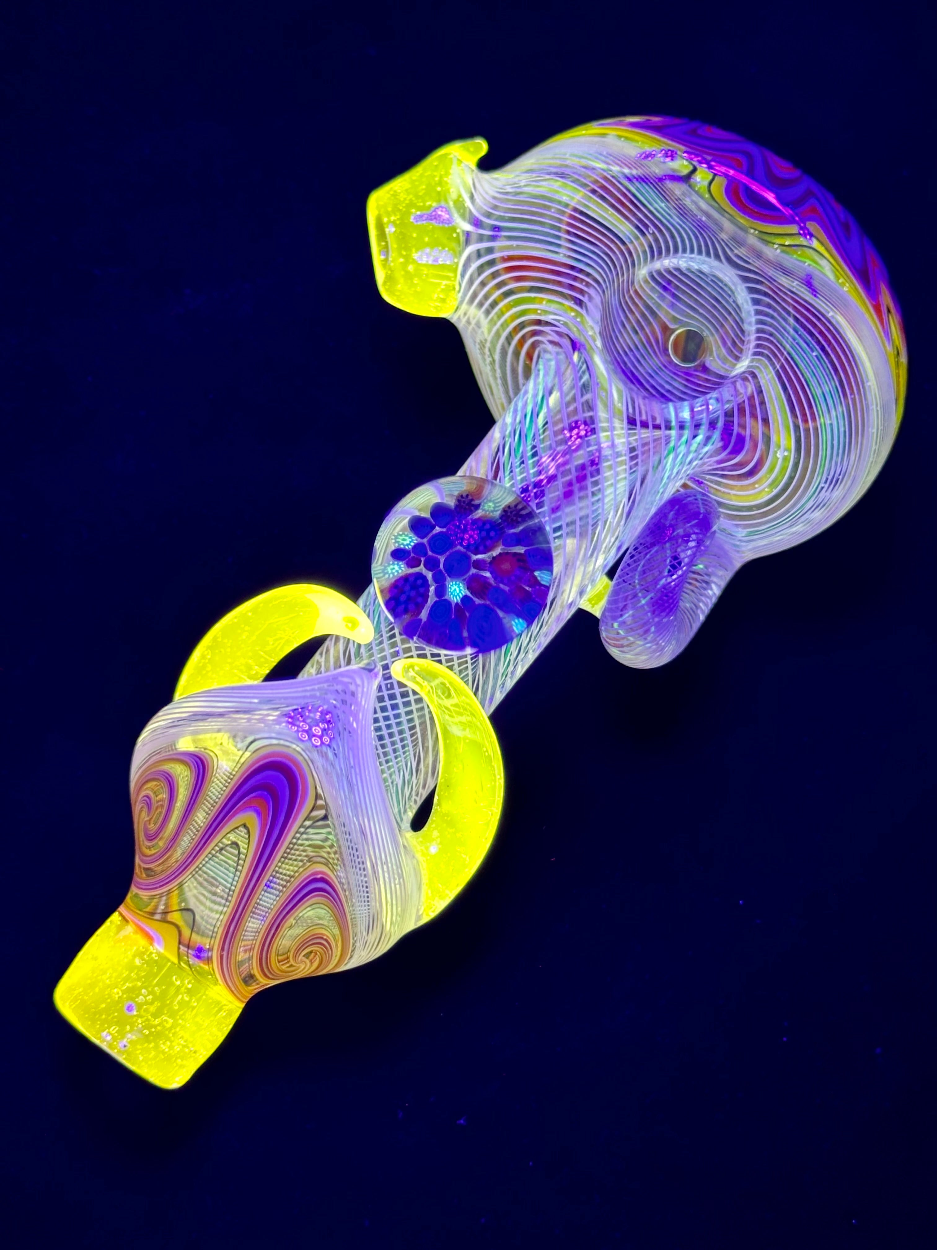 Future Glass Art Heady AF UV Spoon Blue Millie