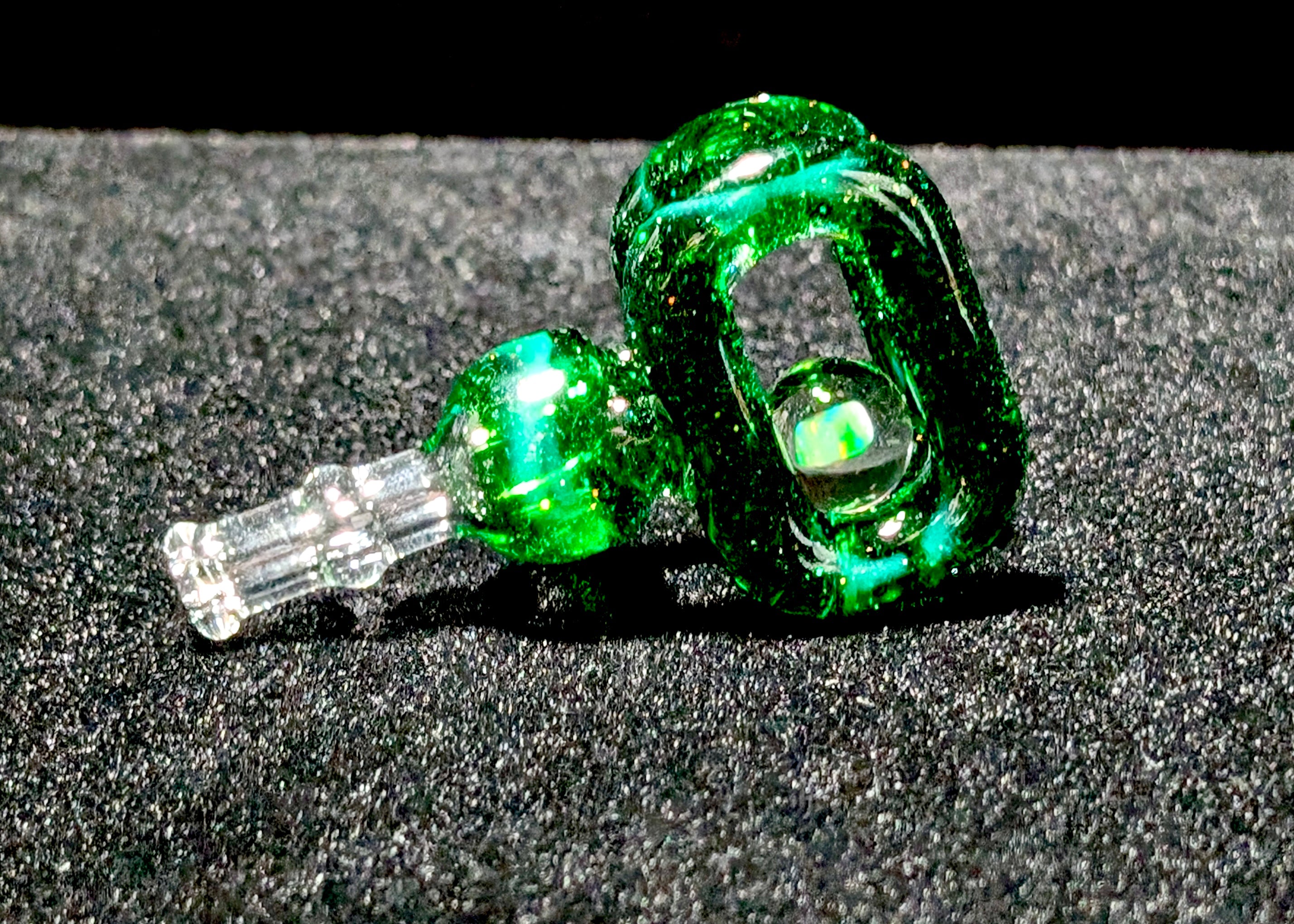 JNG Studios Cropal Over Experimental Green Puffco Peak Pro Joystick