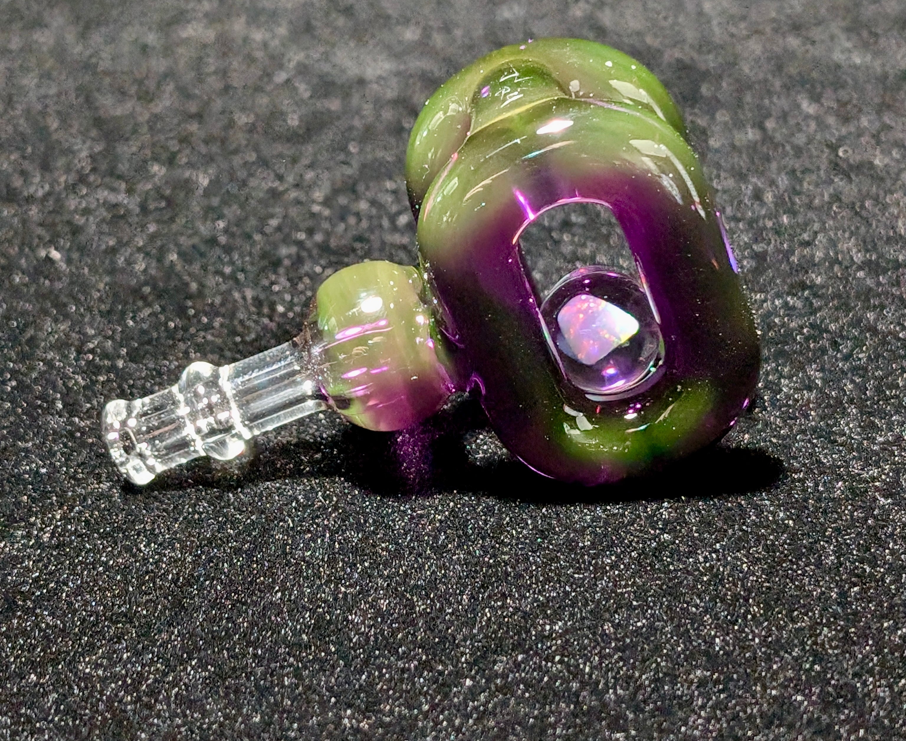 JNG Studios Gold Amethyst Puffco Peak Pro Joystick