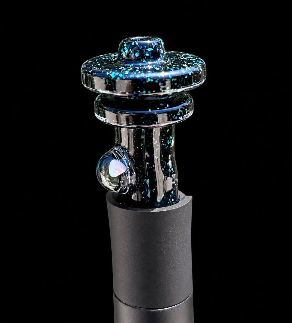 AJ Surf City Tubes Galaxy Crushed Opal Pivot Mouthpiece with Opal Marble
