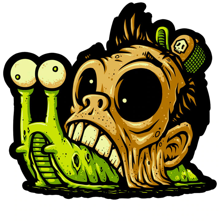 Moodmats Chump Magic 12" "Zombie Snail" with full color application