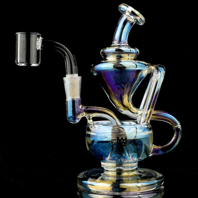 MJ Arsenal Claude Mini Dab Rig LE (Iriedescent) - TheSmokeyMcPotz Collection