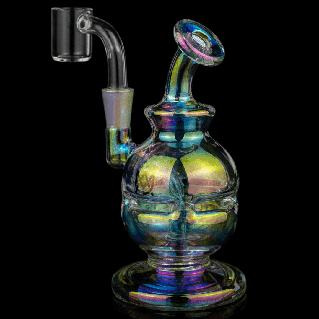 MJ Arsenal Royale Mini Dab Rig LE (Iriedescent) - TheSmokeyMcPotz Collection