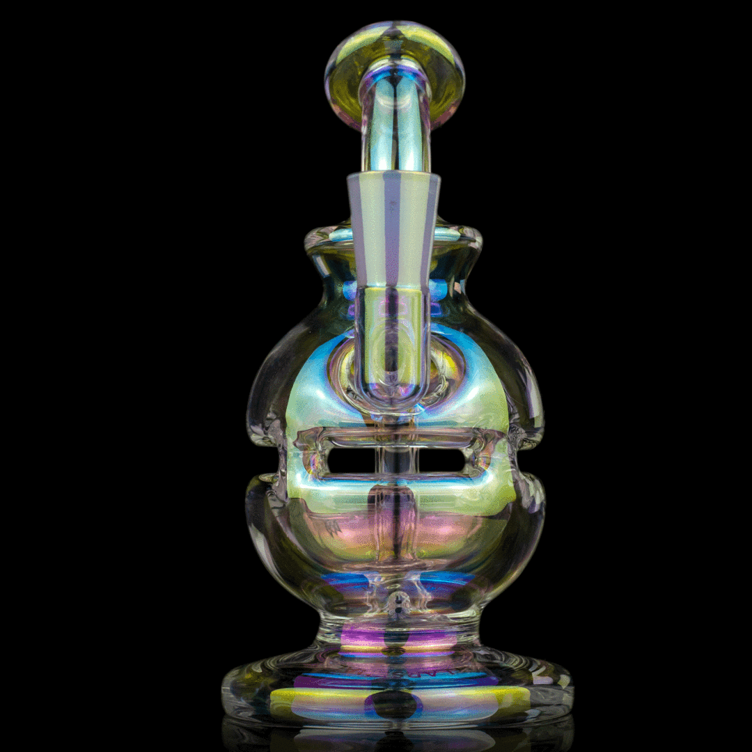 MJ Arsenal Royale Mini Dab Rig LE (Iriedescent) - TheSmokeyMcPotz Collection 