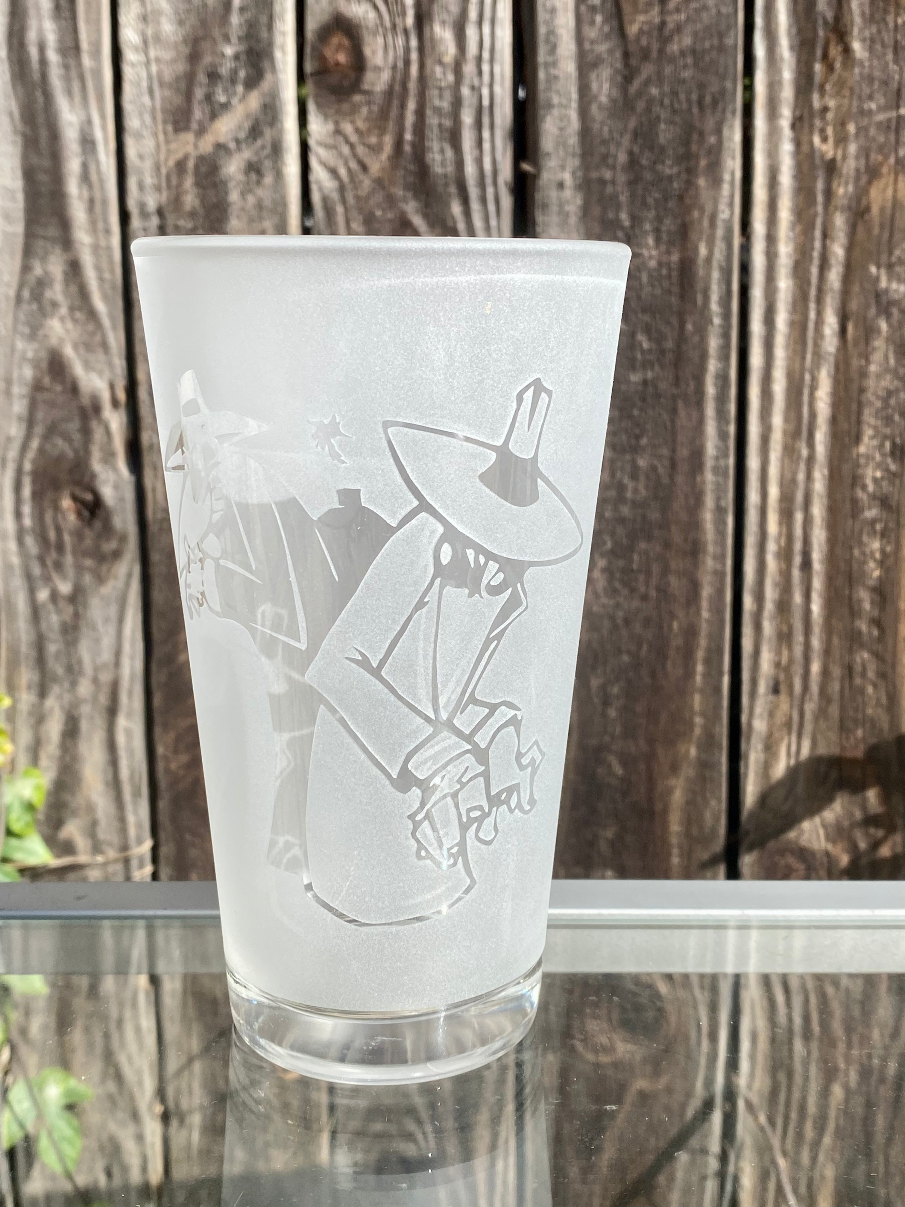 Lord Kramdar Blasted Pint Glass #9 Spy vs Spy