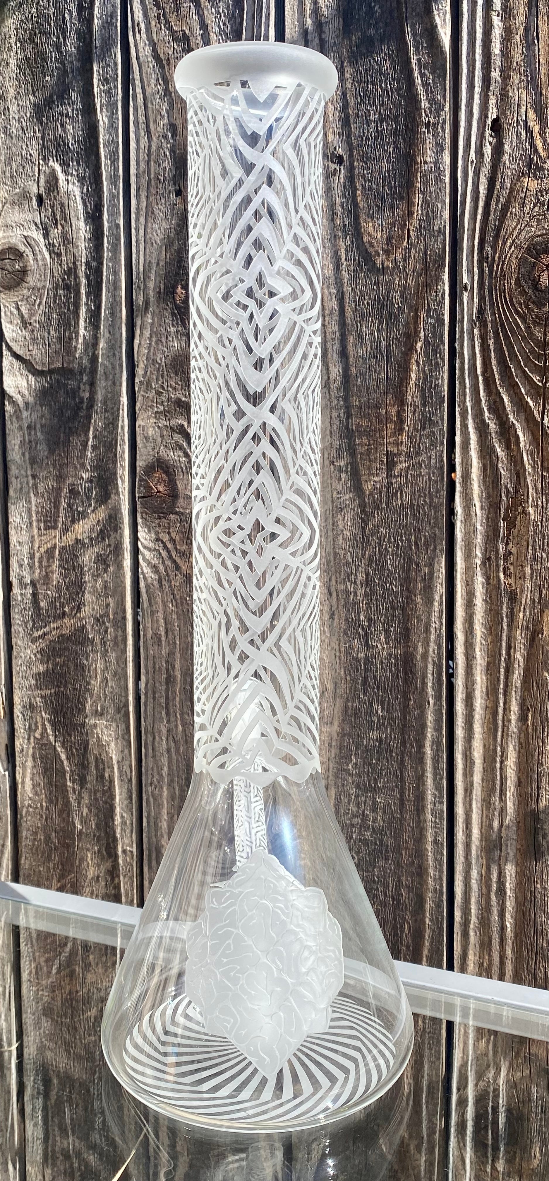 Lord Kramdar Custom Blasted Beaker