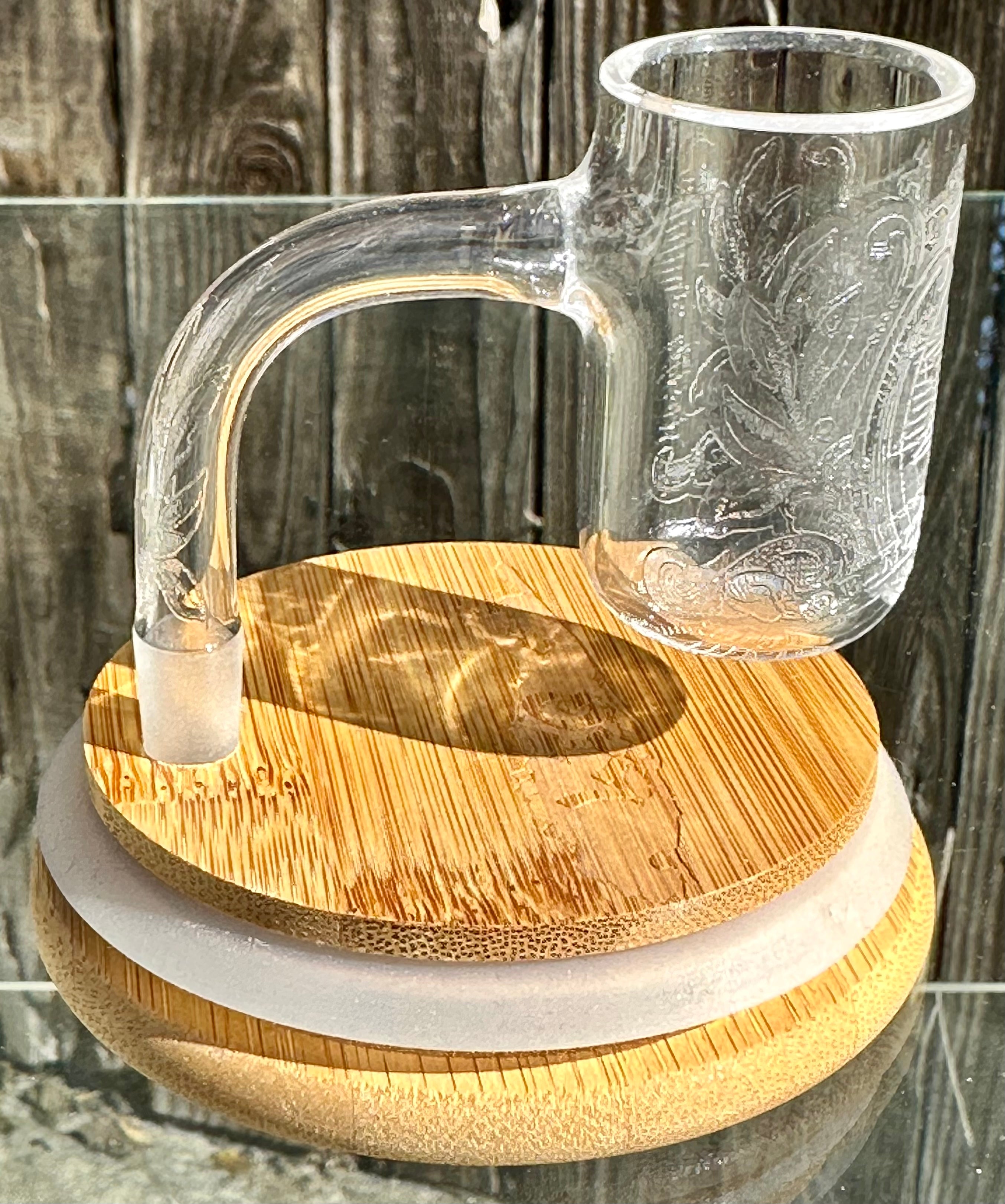 Long Island Quartz Official B-Money Etched Banger – Artist Series – 10mm 90* 30mm