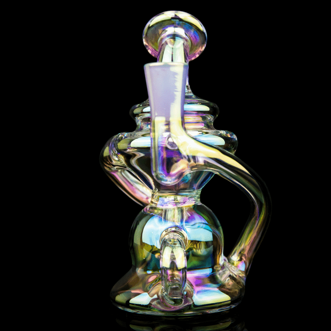 MJ Arsenal Hydra Mini Rig LE (Iriedescent) - TheSmokeyMcPotz Collection