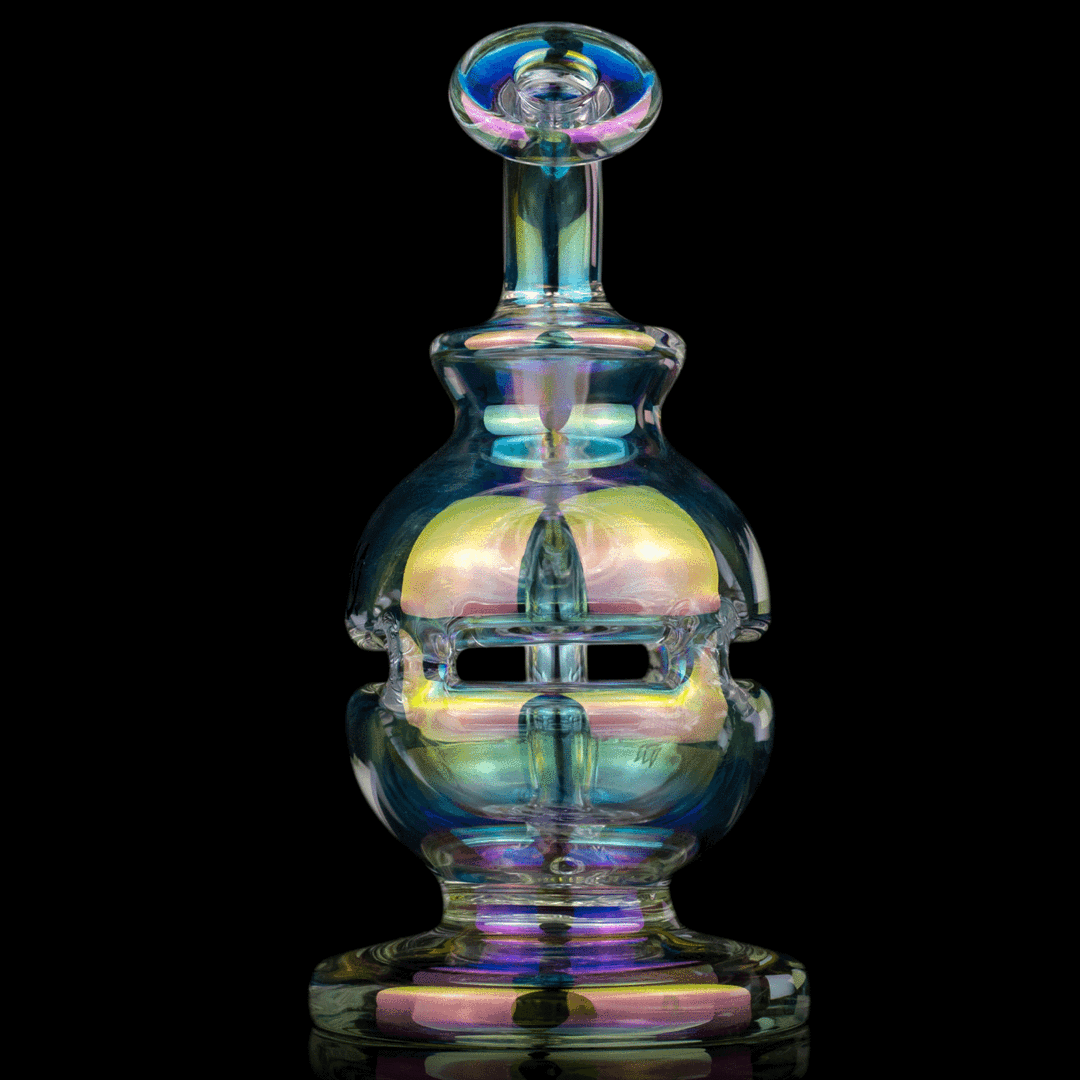 MJ Arsenal Royale Mini Dab Rig LE (Iriedescent) - TheSmokeyMcPotz Collection