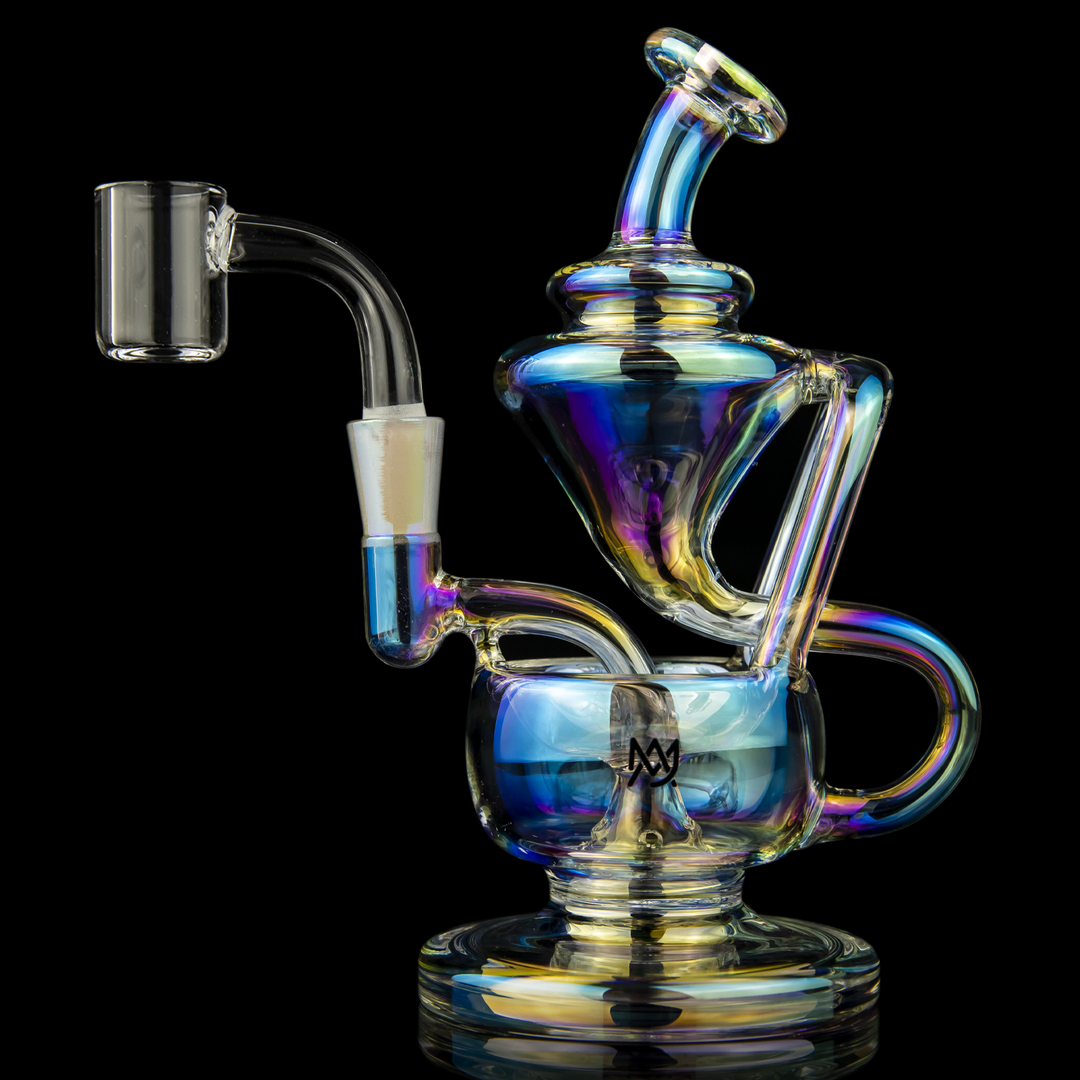 MJ Arsenal Claude Mini Dab Rig LE (Iriedescent) - TheSmokeyMcPotz Collection 