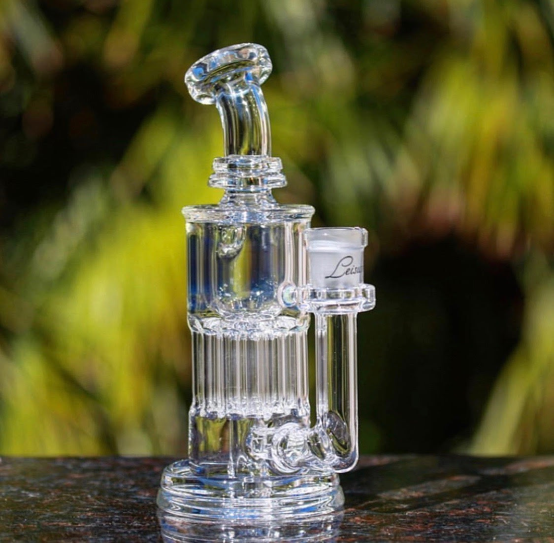 Leisure Glass Pillar Incycler 14mm - TheSmokeyMcPotz Collection