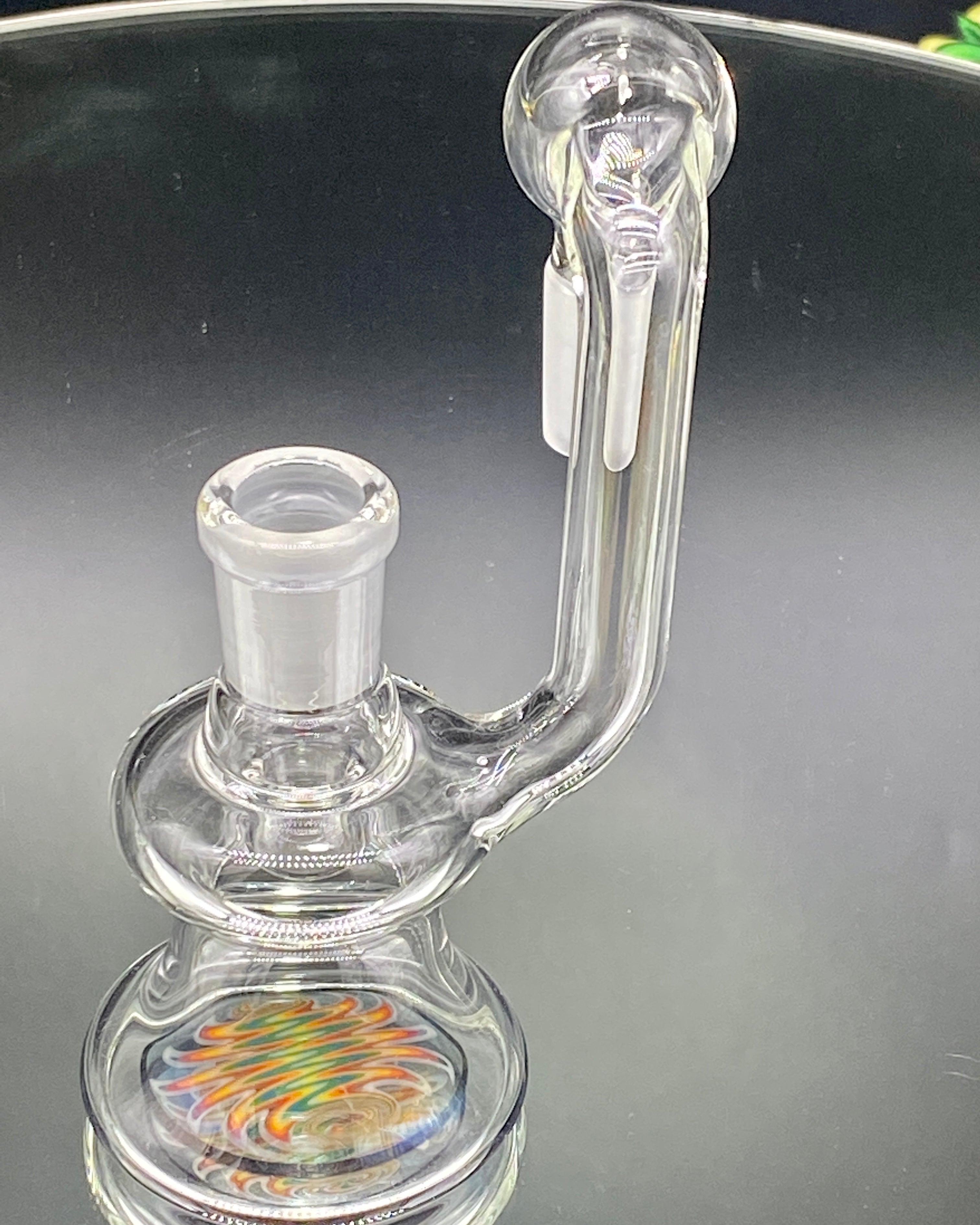ILL Glass 18mm 90* Worked Bottom Dry Catch - TheSmokeyMcPotz Collection