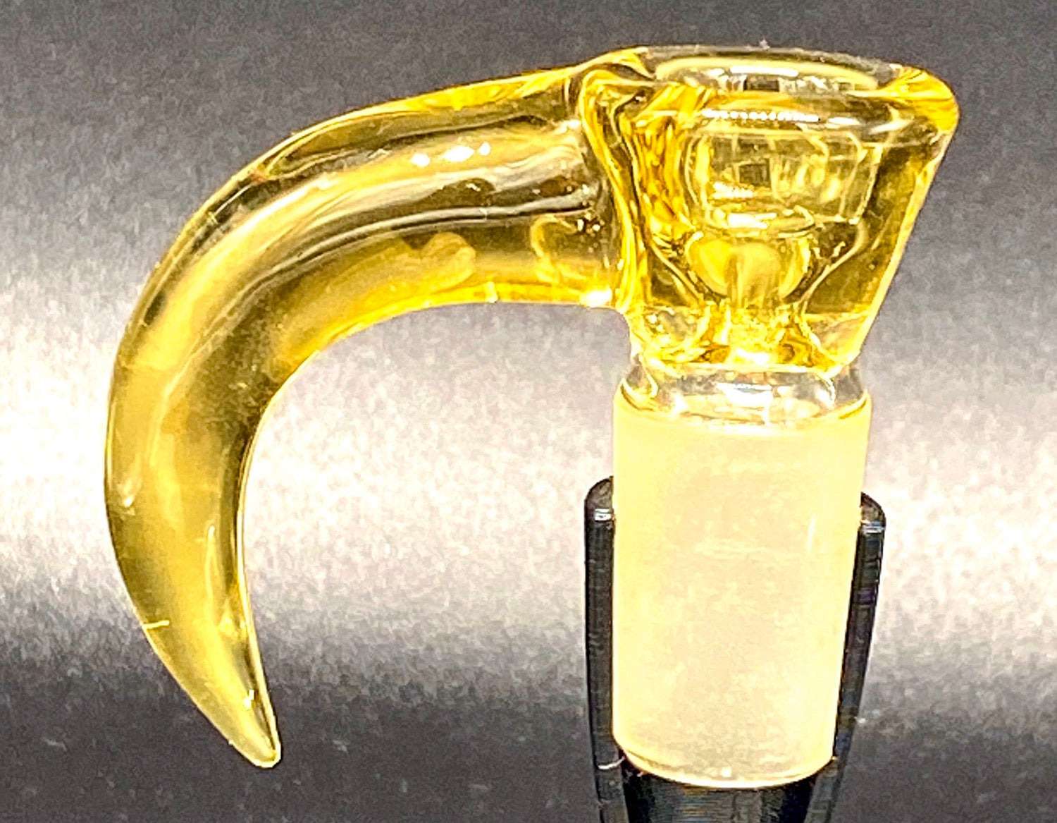 Simple Lemon Farmer 18mm Experimental #31 CFL Reactive Single Hole Slide - TheSmokeyMcPotz Collection