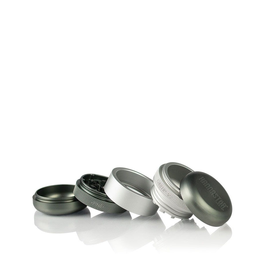 GR8TR V2 Mini Grinder - Gunmetal - TheSmokeyMcPotz Collection