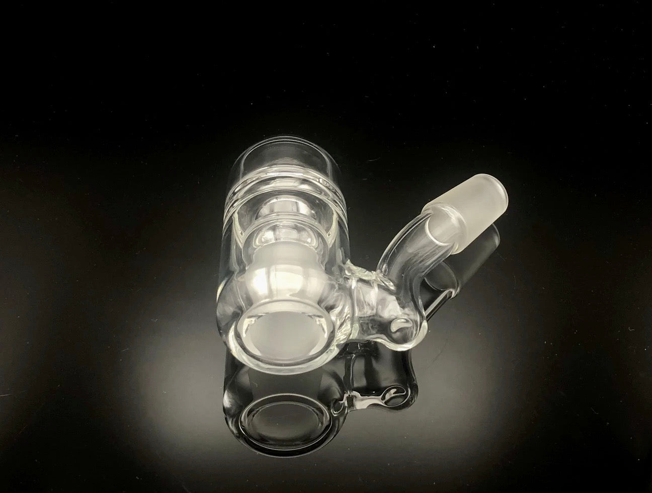 Solid State Concepts 14mm 45 Degree Dry Ash Catcher w- Stand - TheSmokeyMcPotz Collection