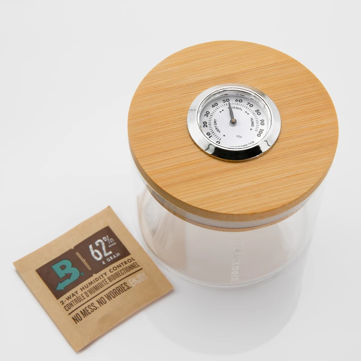 StashLogix Bamboo SmartJar LARGE - TheSmokeyMcPotz Collection