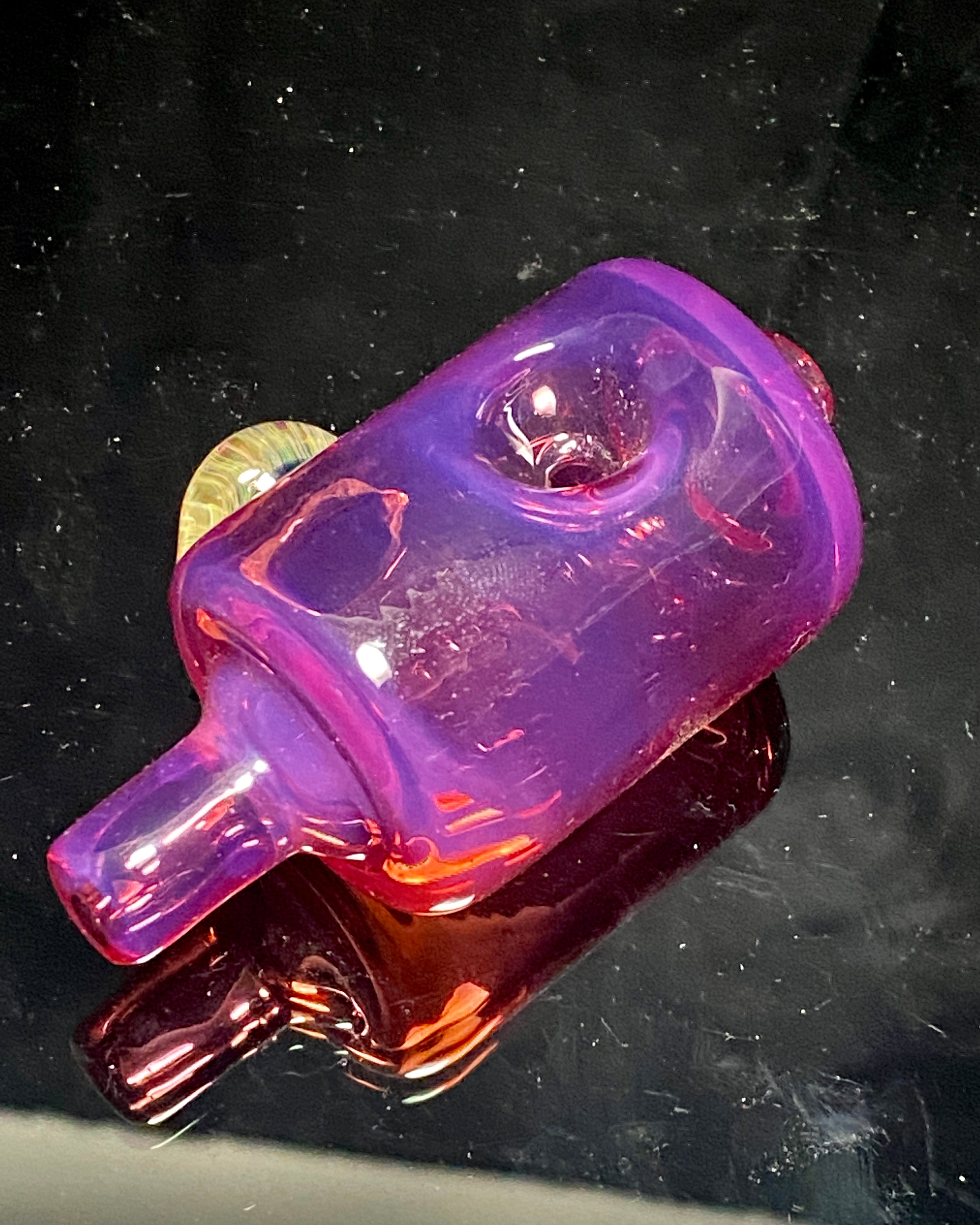 Jhanny Rise Purple Short Spoon w- Millie - TheSmokeyMcPotz Collection