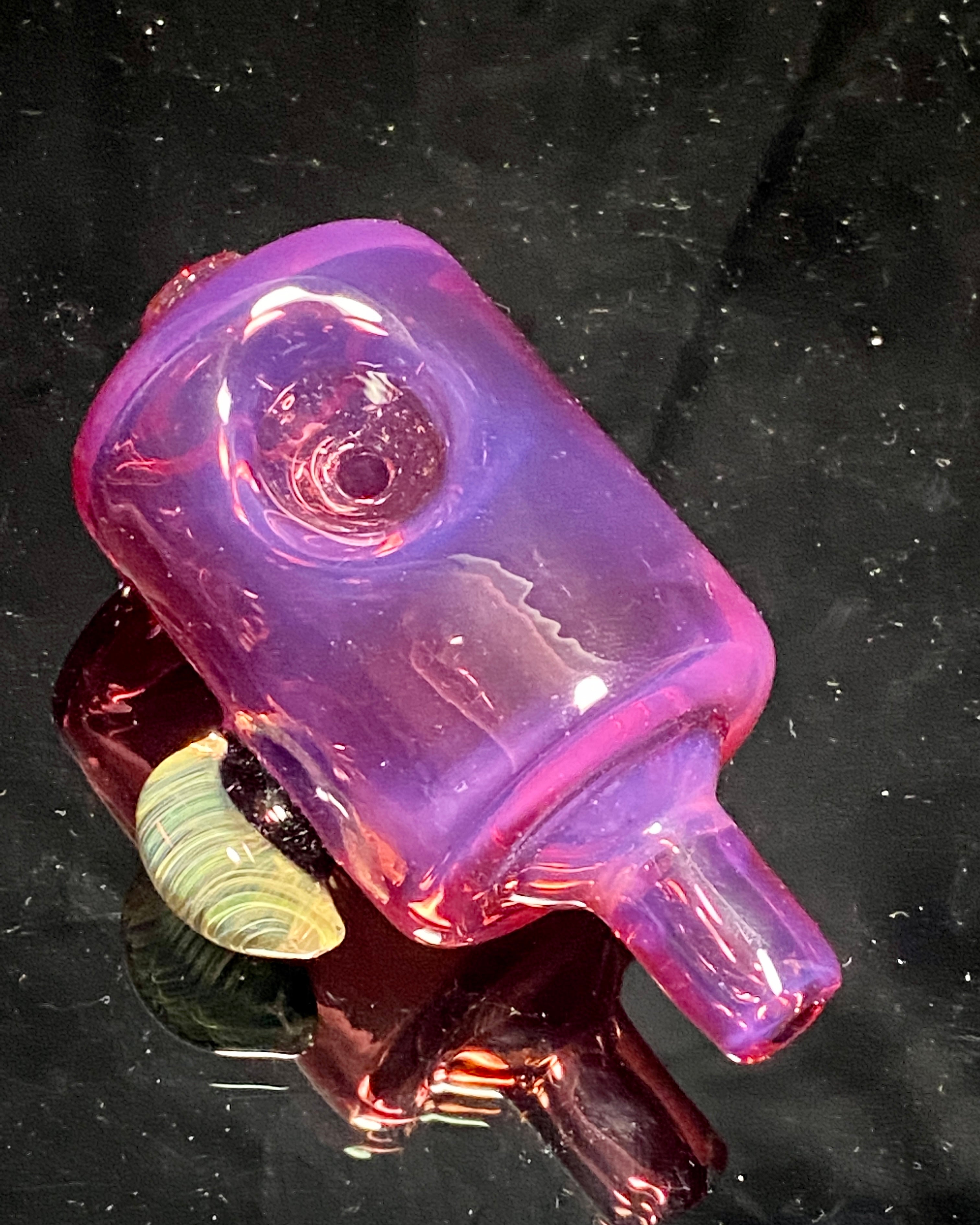 Jhanny Rise Purple Short Spoon w- Millie - TheSmokeyMcPotz Collection