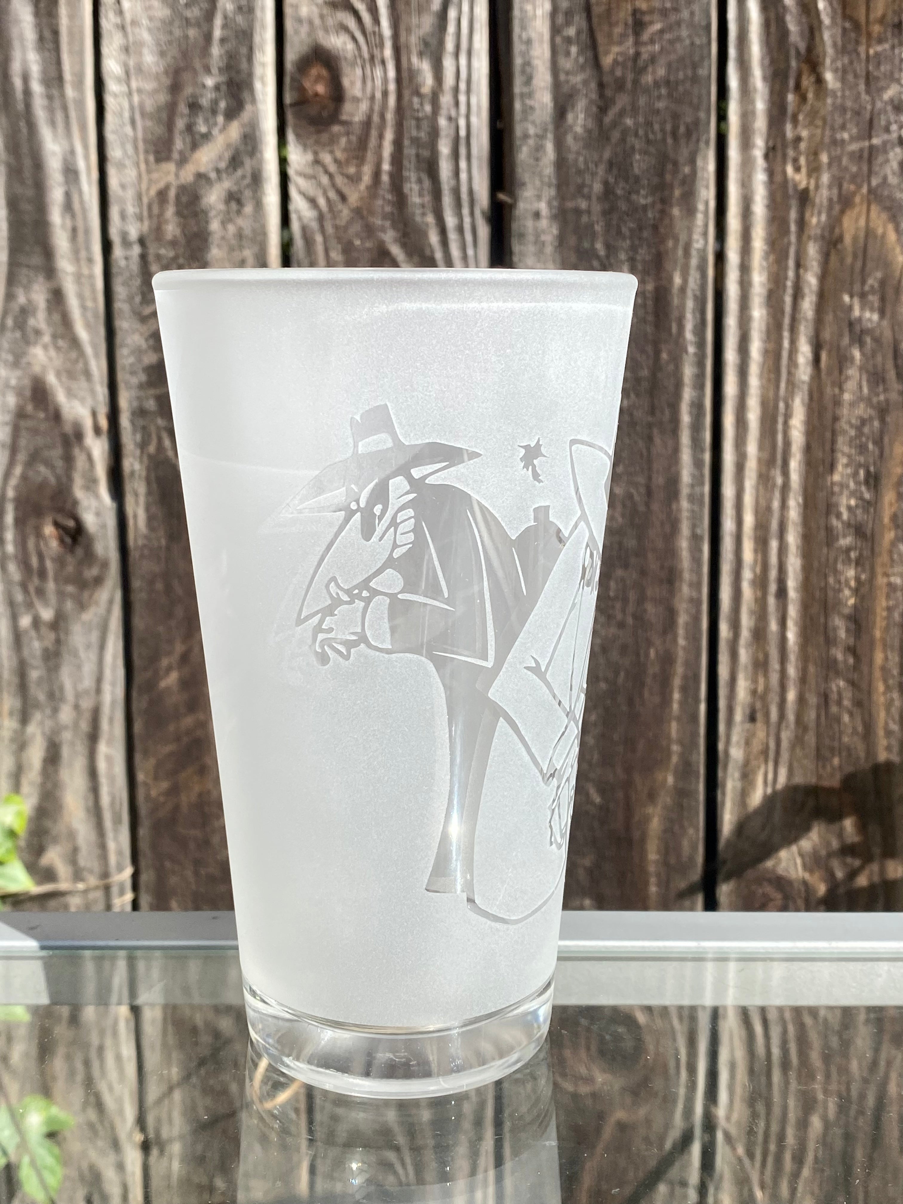 Lord Kramdar Blasted Pint Glass #9 Spy vs Spy