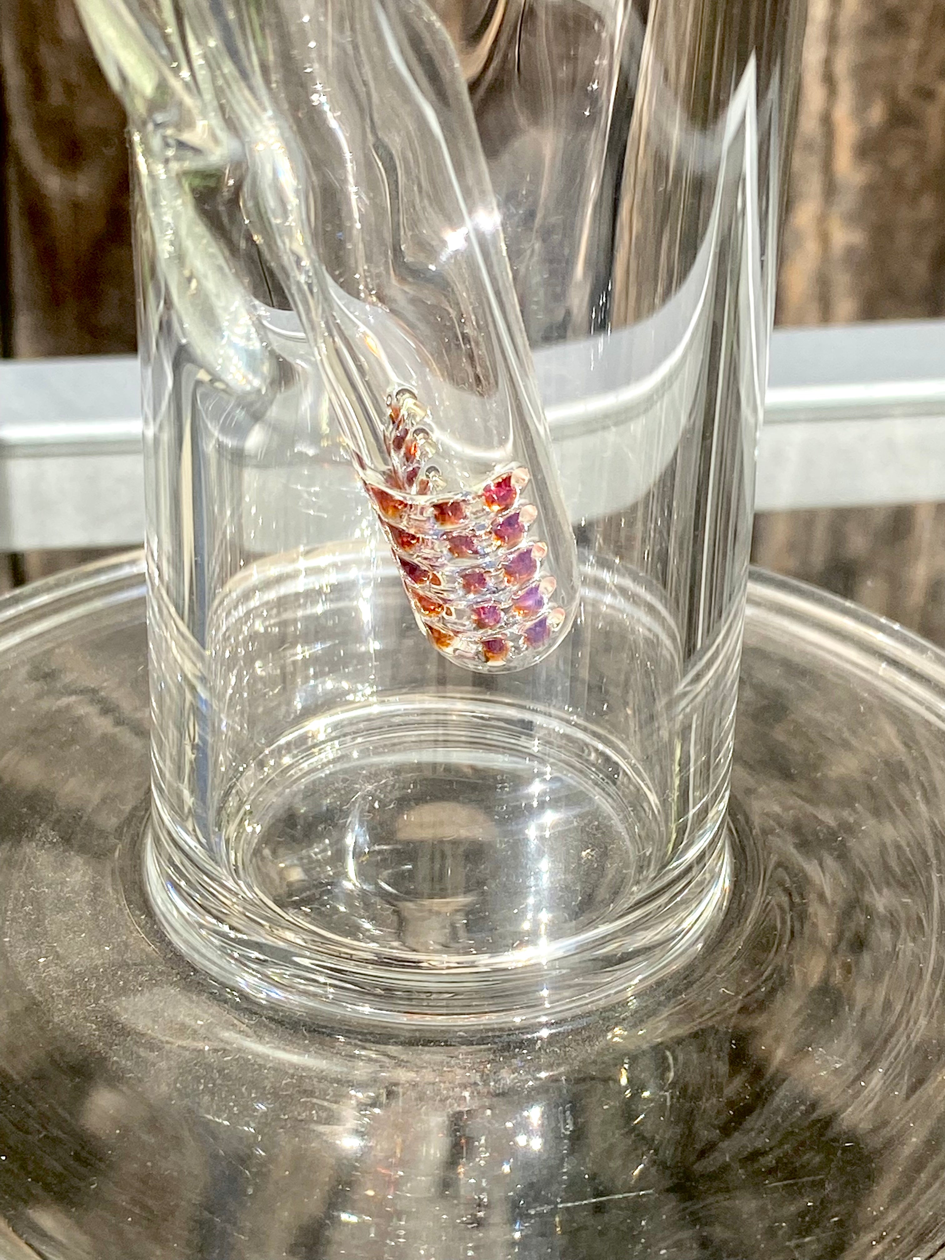 ILL Glass 15.5" Serendipity 44x4 Tube & Matching Horned Slide