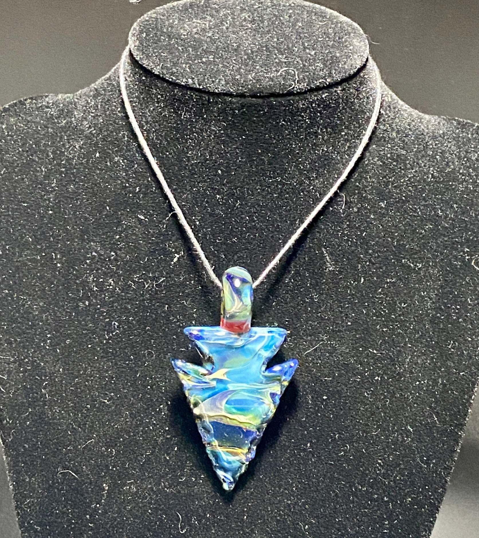 Elks That Run Camo Arrowhead Pendant #3 - TheSmokeyMcPotz Collection