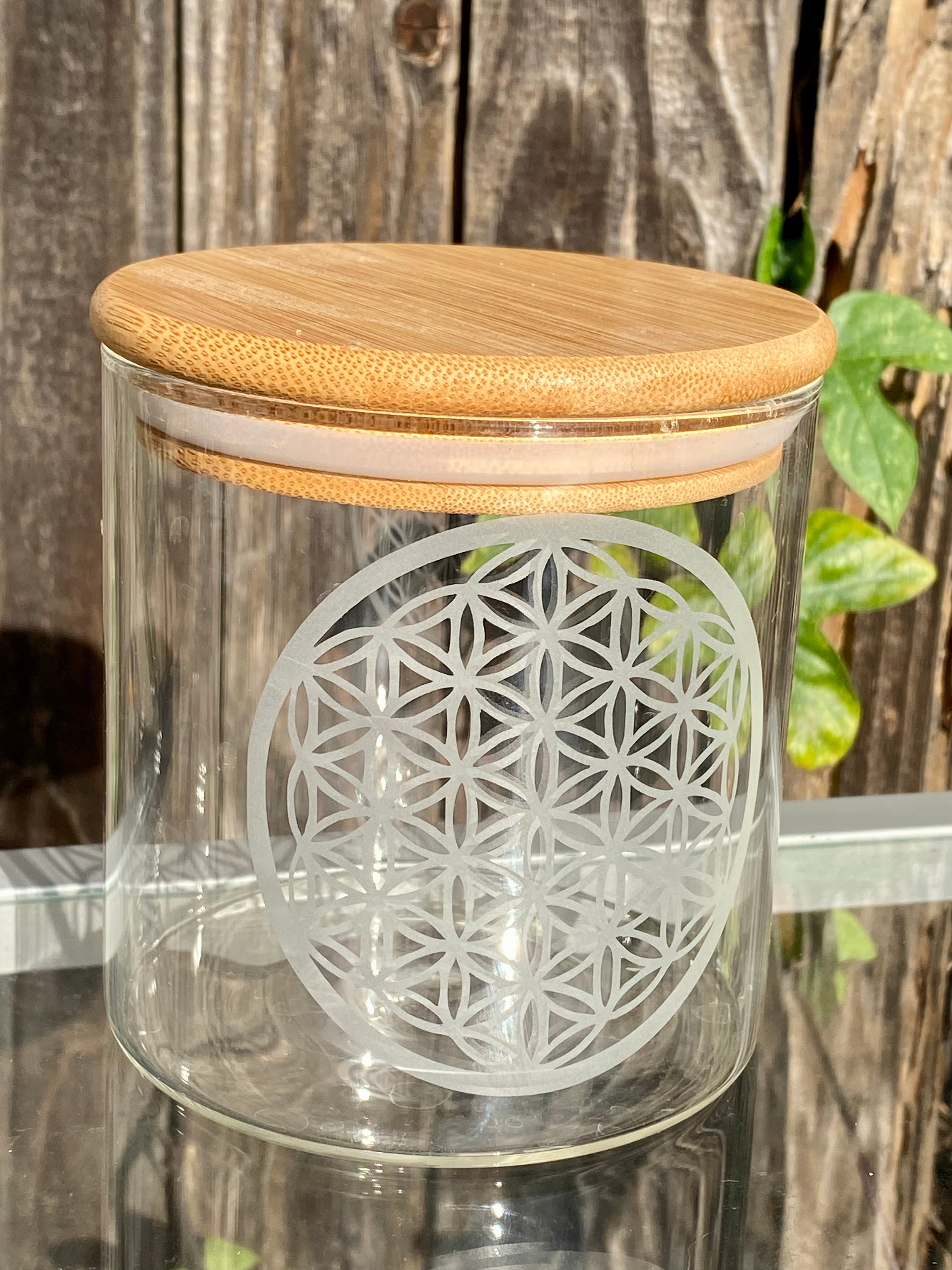 Sandblasted Jar