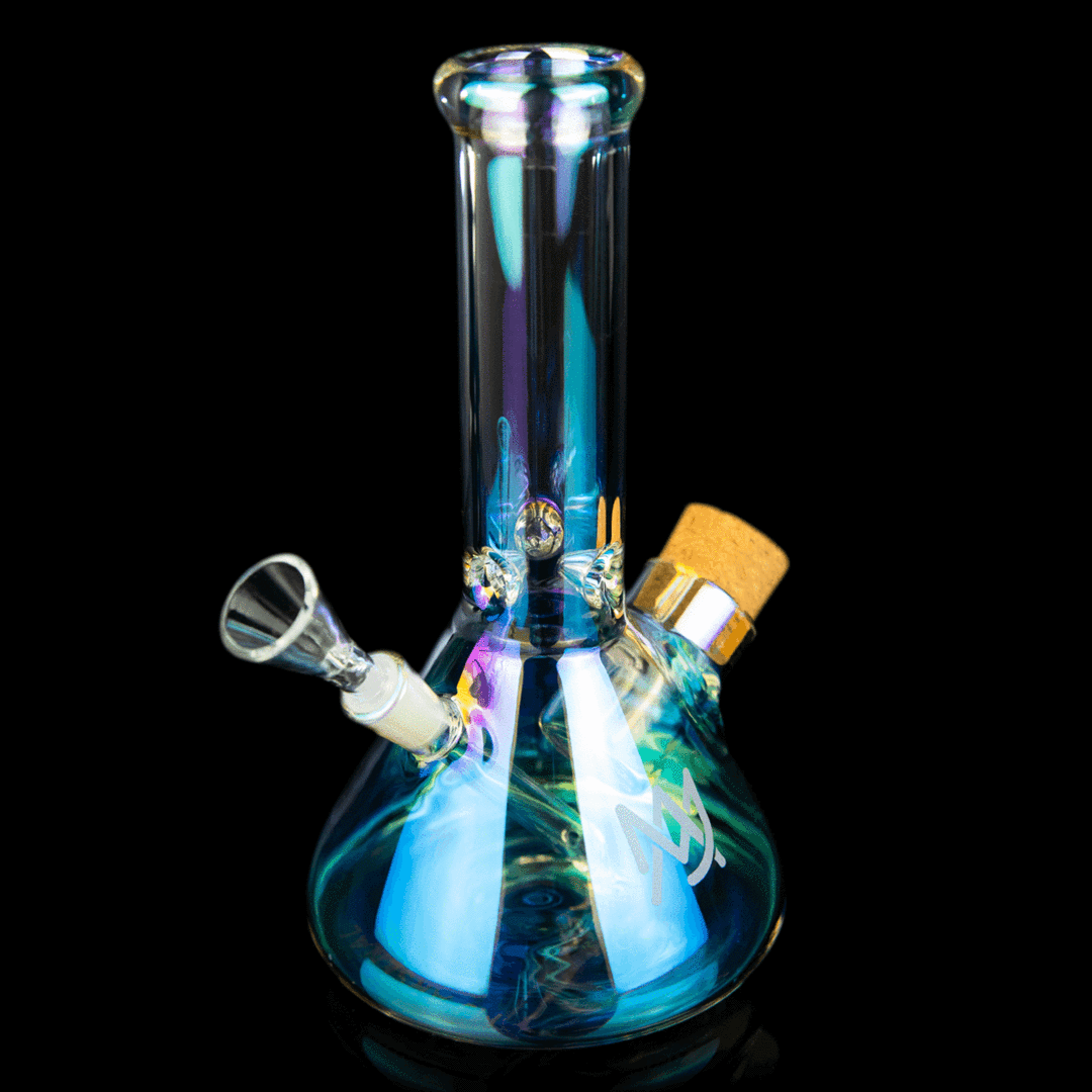 MJ Arsenal Cache - Mini Water Pipe LE (Iriedescent) - TheSmokeyMcPotz Collection
