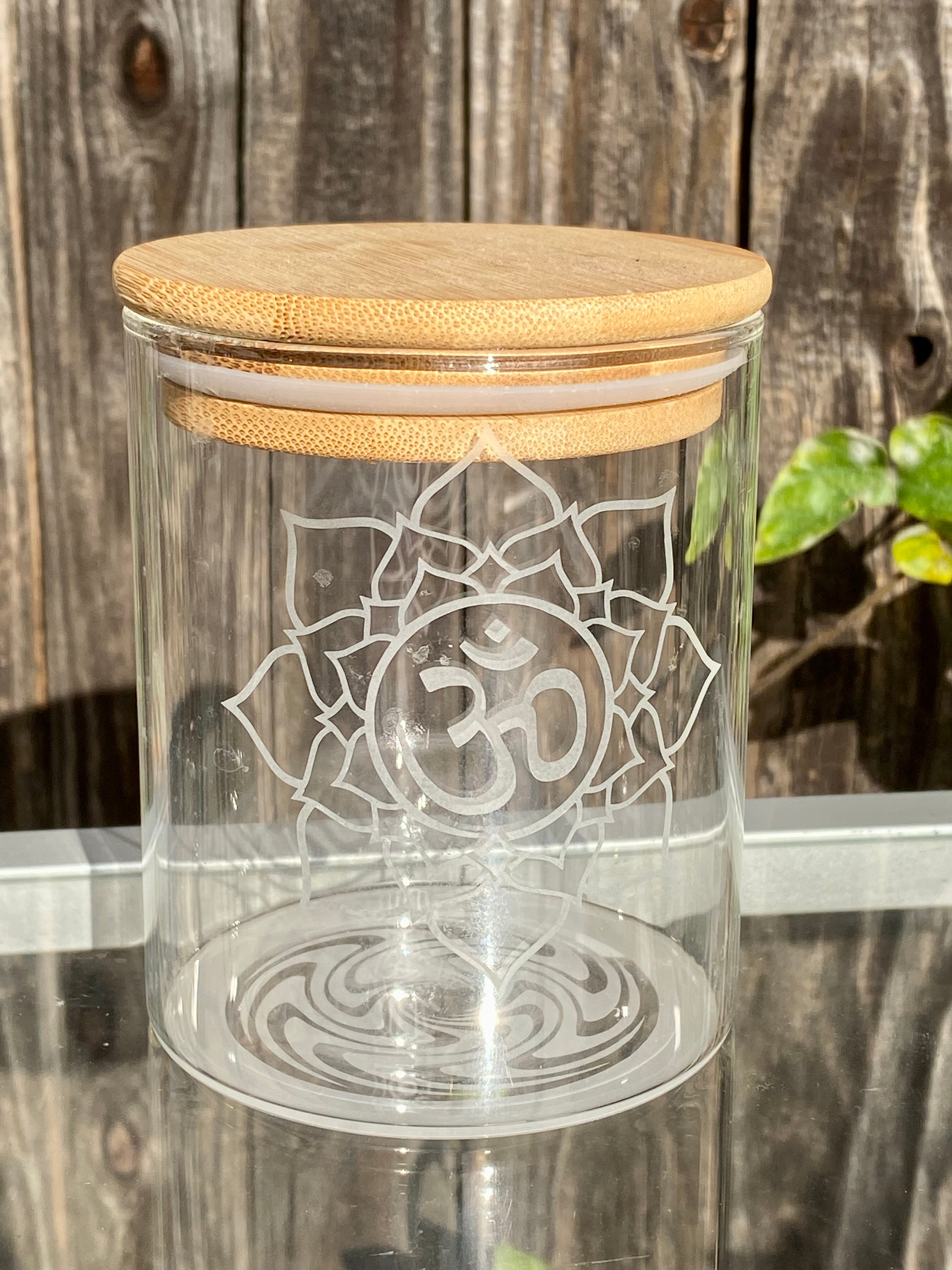 Sandblasted Jar