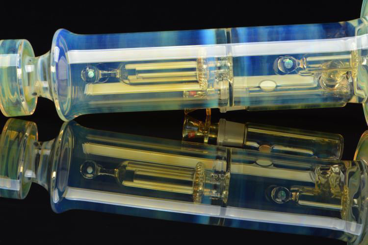 Sky Glass Silver Fumed Neutrino Straight Tube