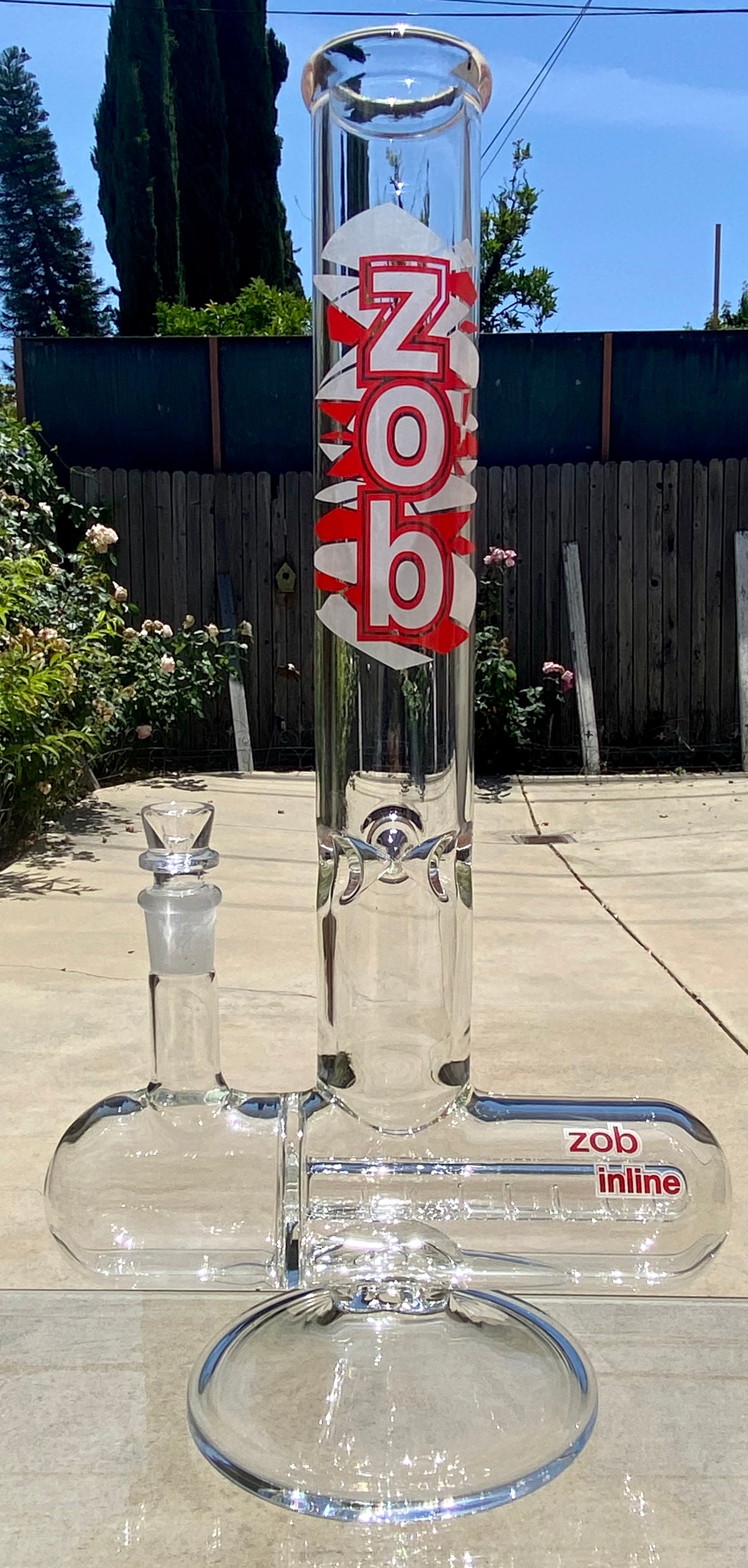 Zob 14 inch Mini Straight Tube with UFO Percolator