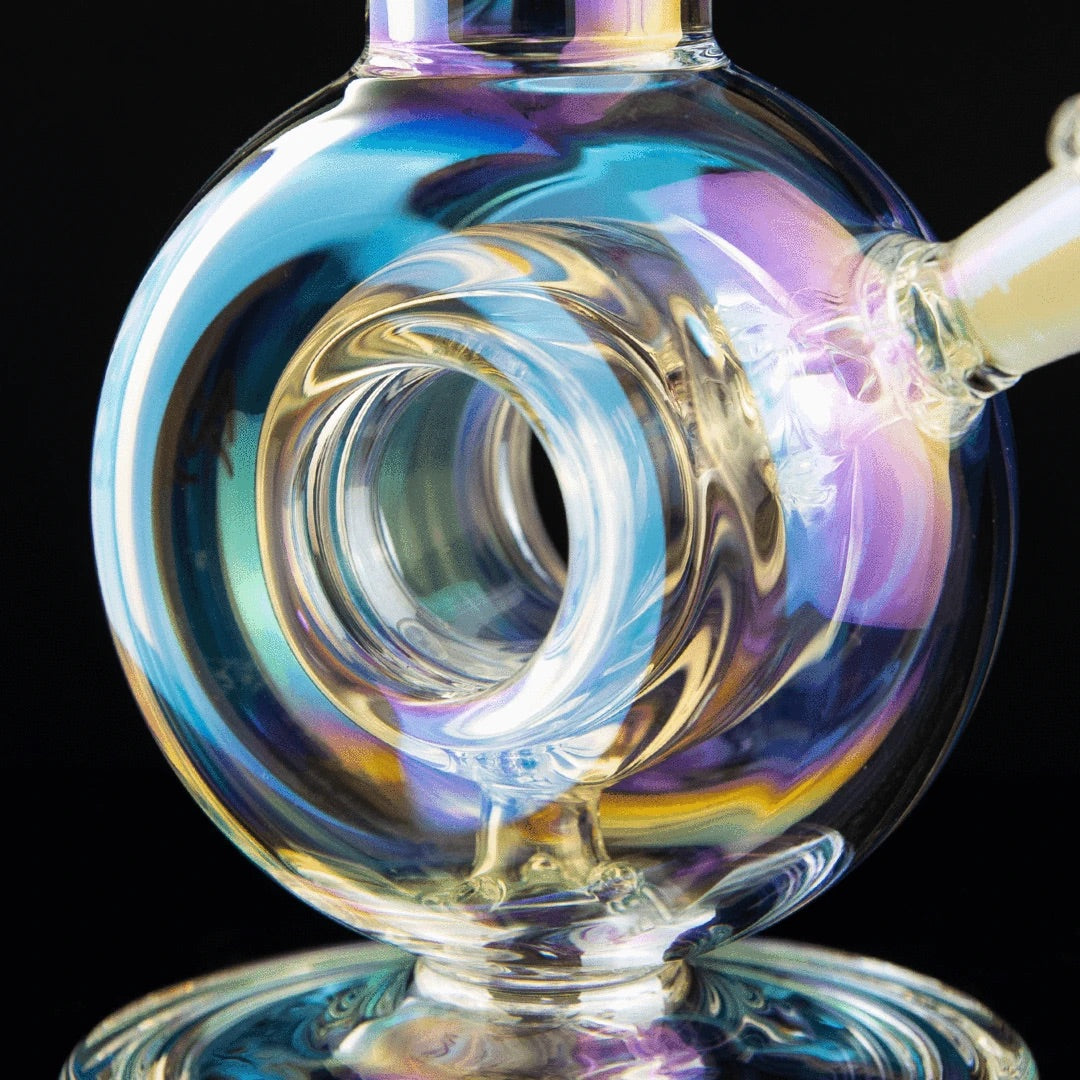 MJ Arsenal Iridescent Saturn Mini Water Pipe - LE