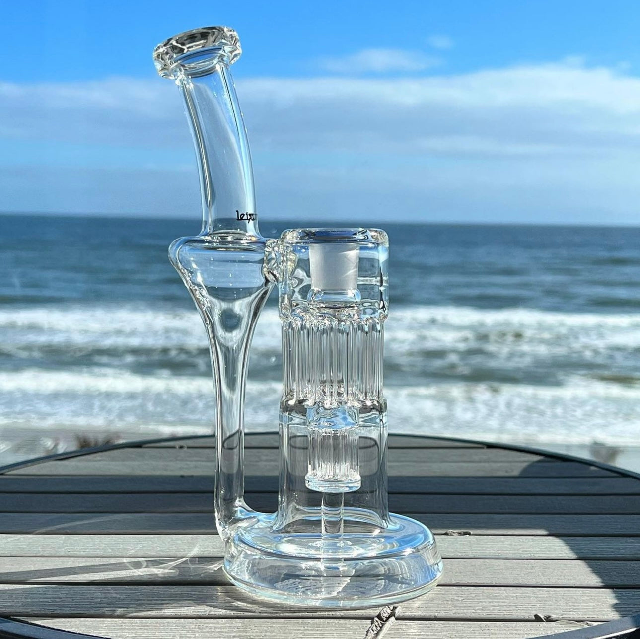 Leisure Glass Pillar Recycler 18mm