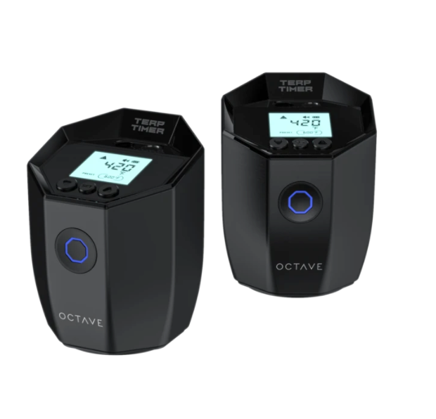 Terp Timer By OCTAVE (Glossy Black) - TheSmokeyMcPotz Collection