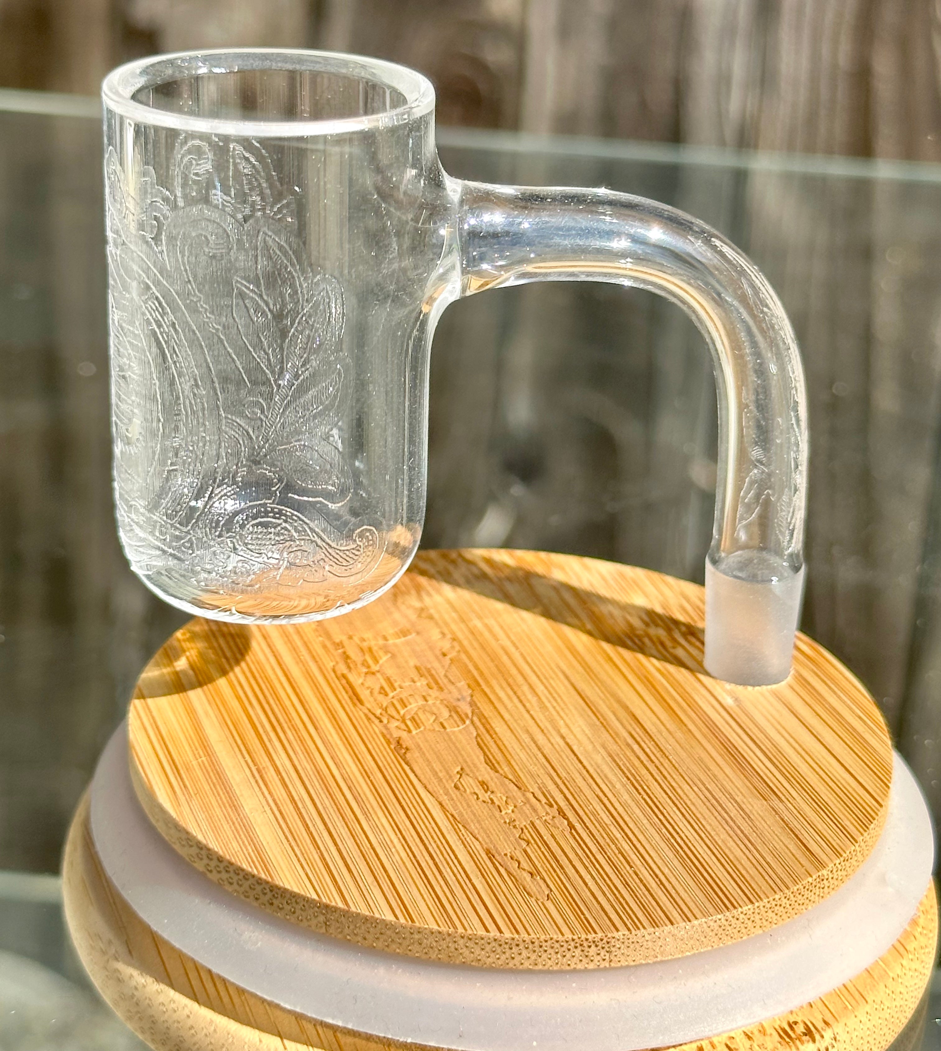 Long Island Quartz Official B-Money Etched Banger – Artist Series – 10mm 90* 30mm